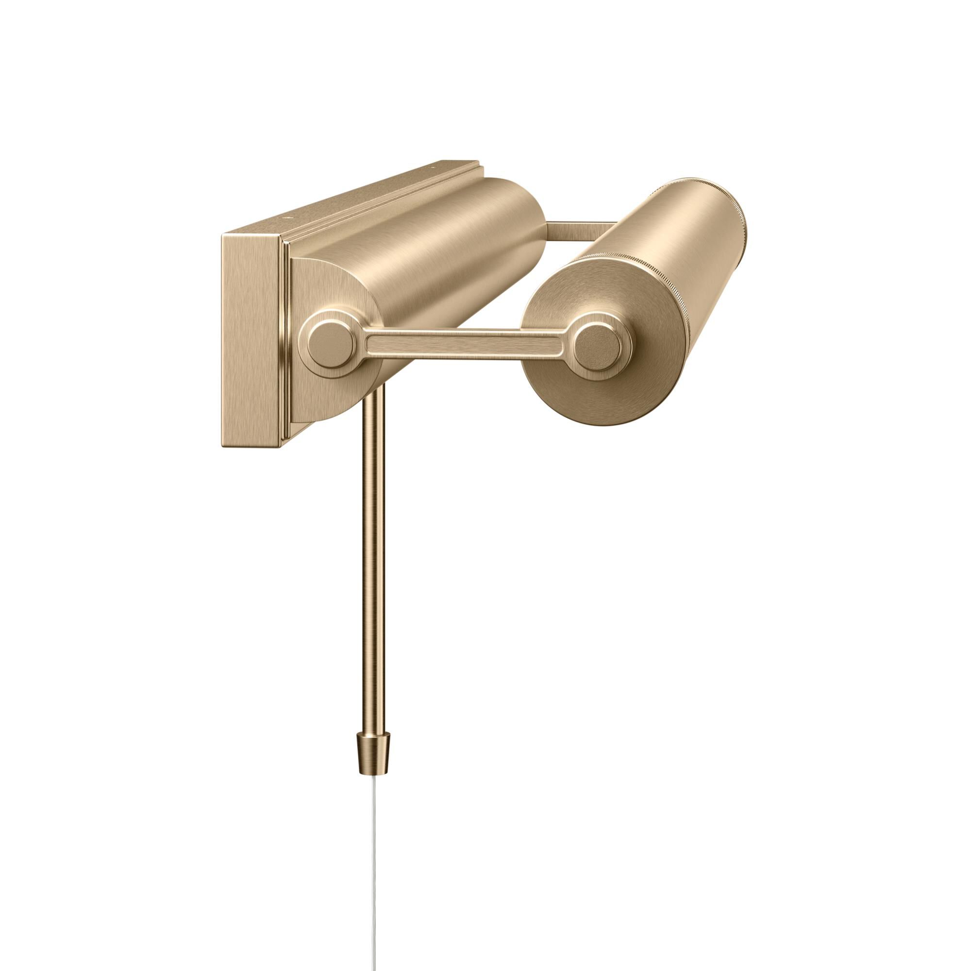 Shown in Champagne Bronze finish and Metal shade