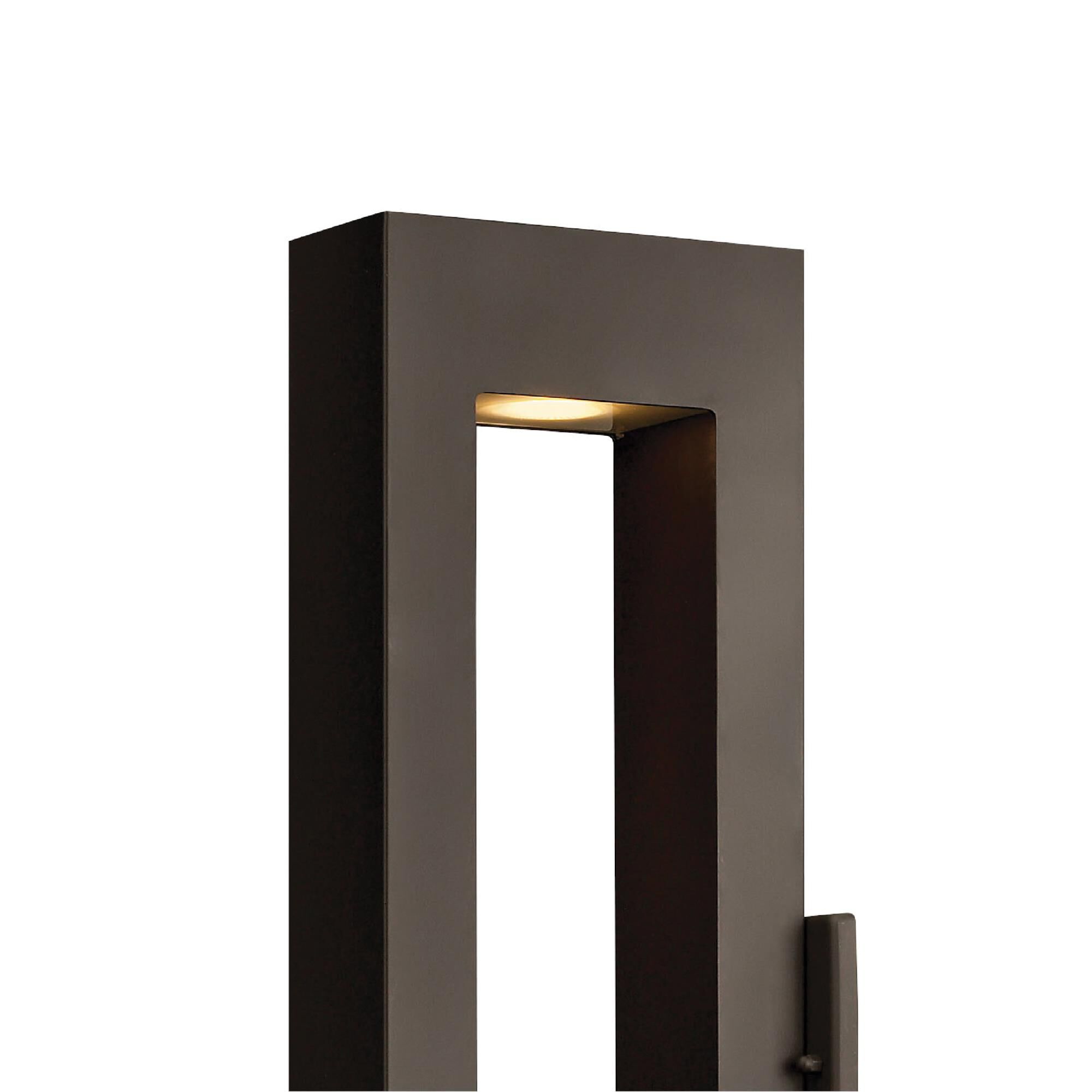 Shown in Bronze finish and Etched Lens glass