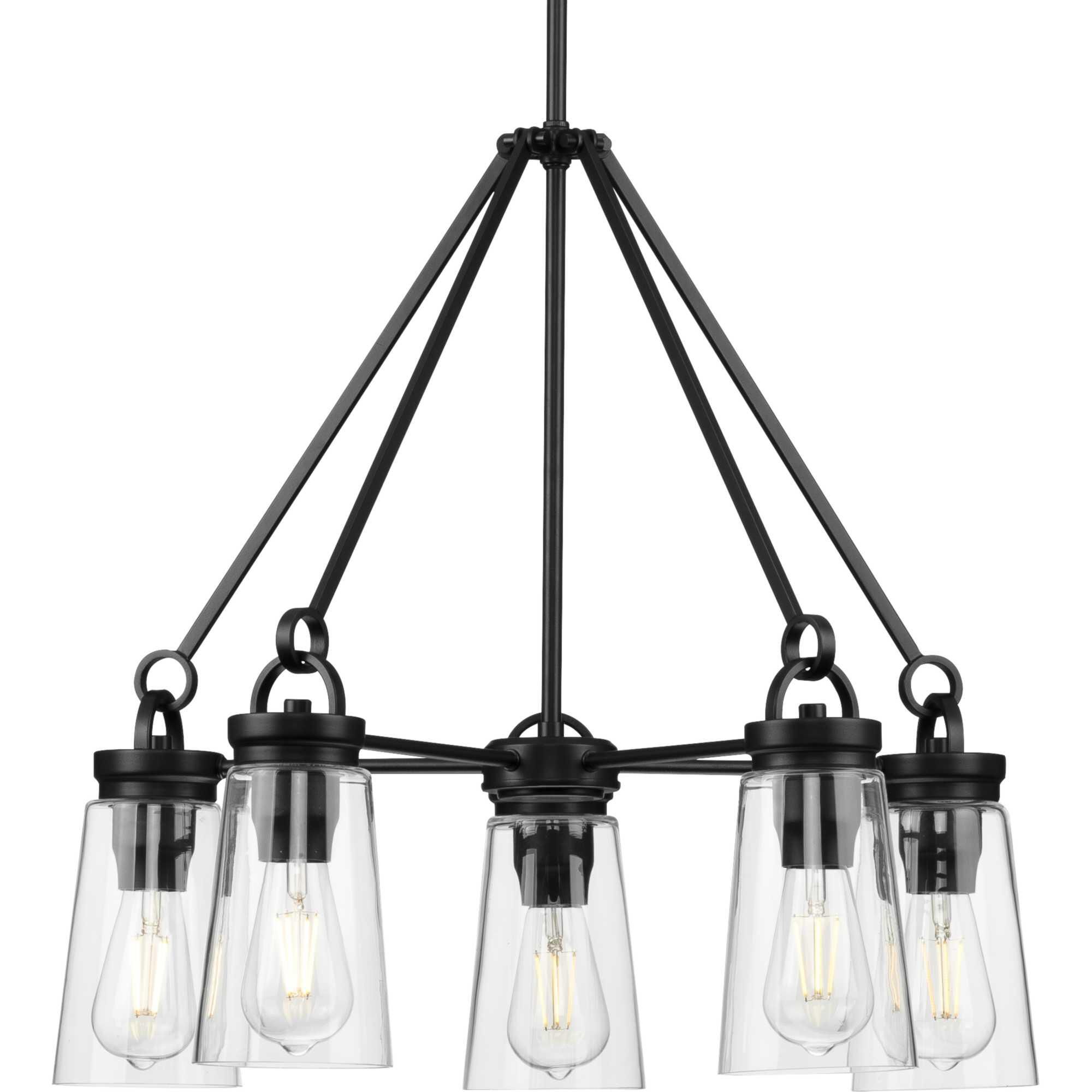 Stockbrace 24 Inch 5 Light Chandelier by Progress Lighting