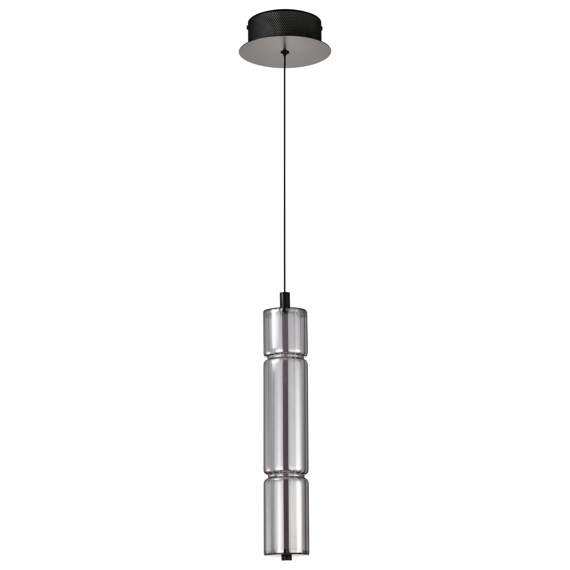 Shown in Matte Black finish and Smoked glass