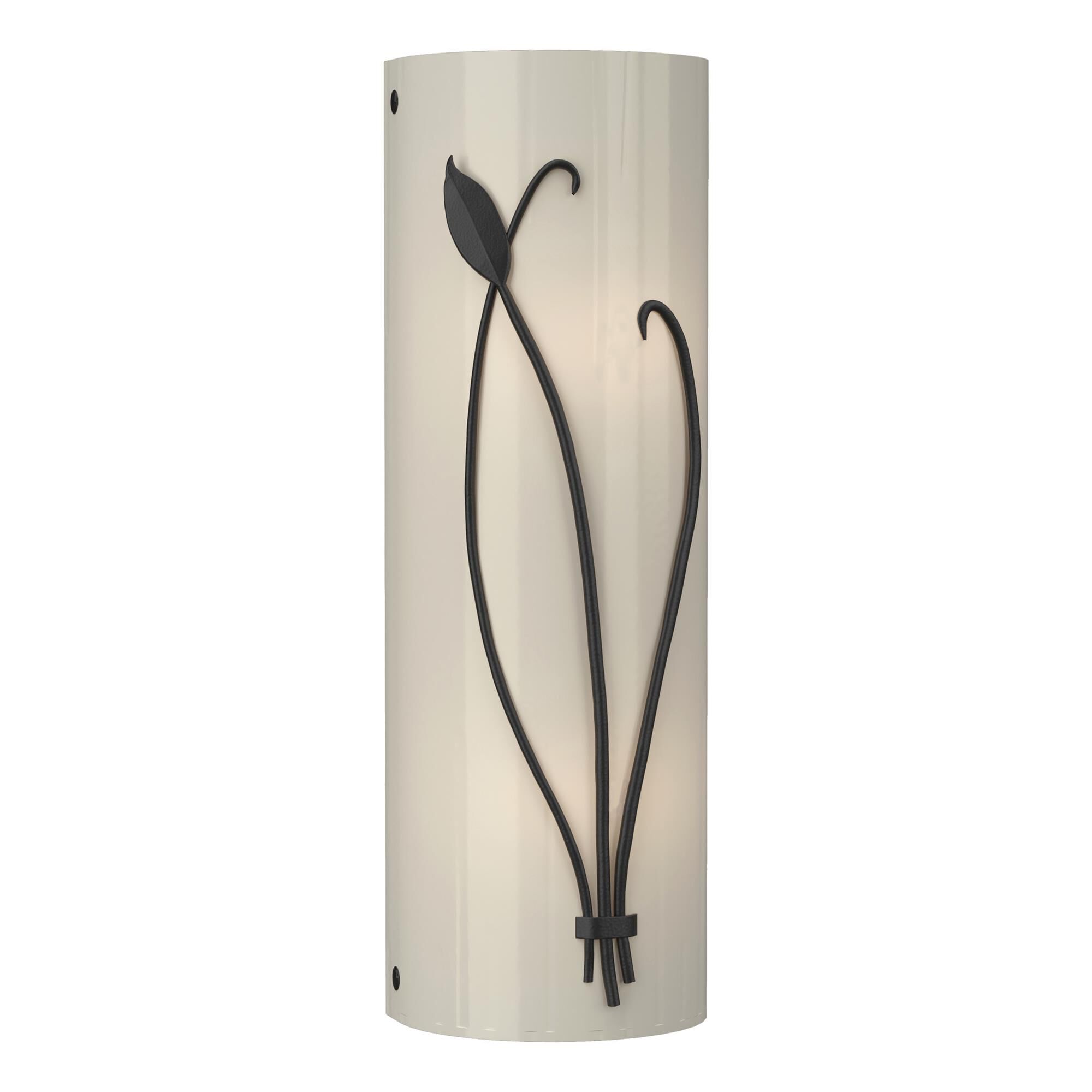 Forged Leaves 17 Inch 2 Light Wall Sconce,
