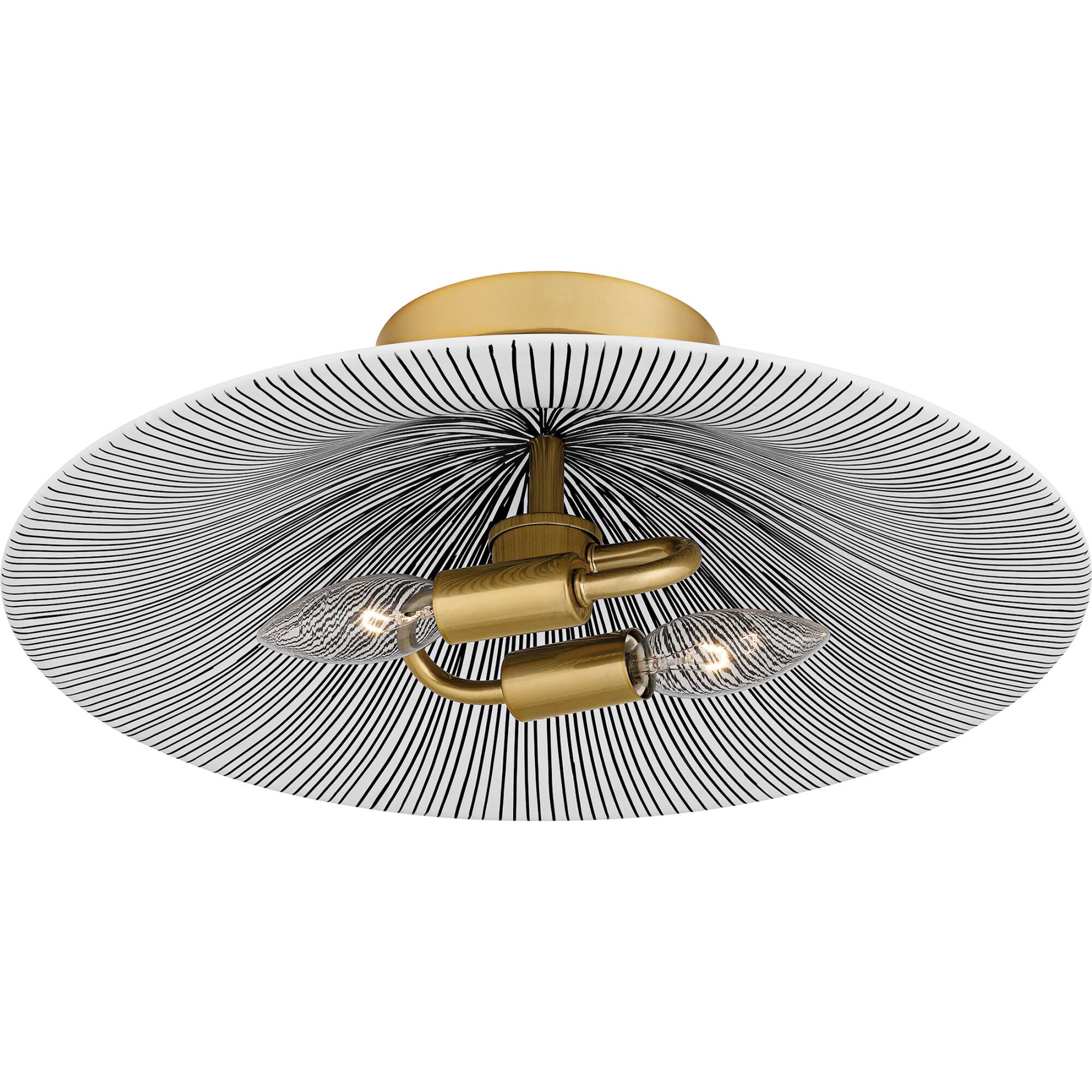 Indigo 16 Inch Flush Mount by Quoizel