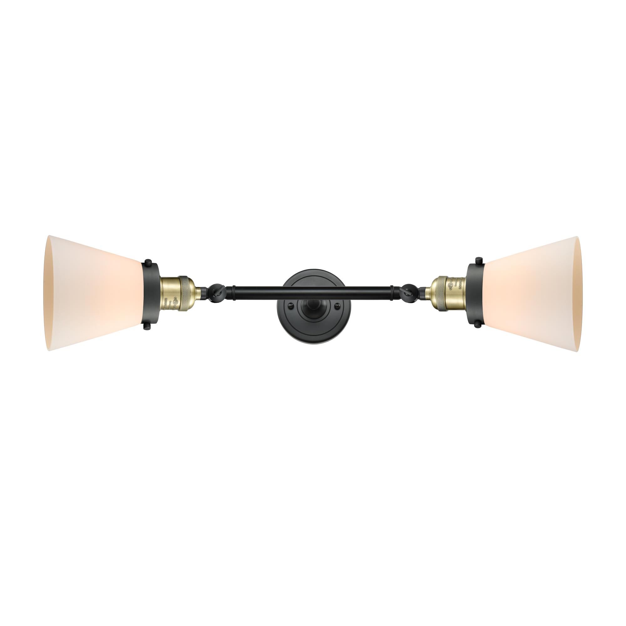 Bruno Marashlian Small Cone 23 Inch 2 Light Bath Vanity Light by Innovations Lighting