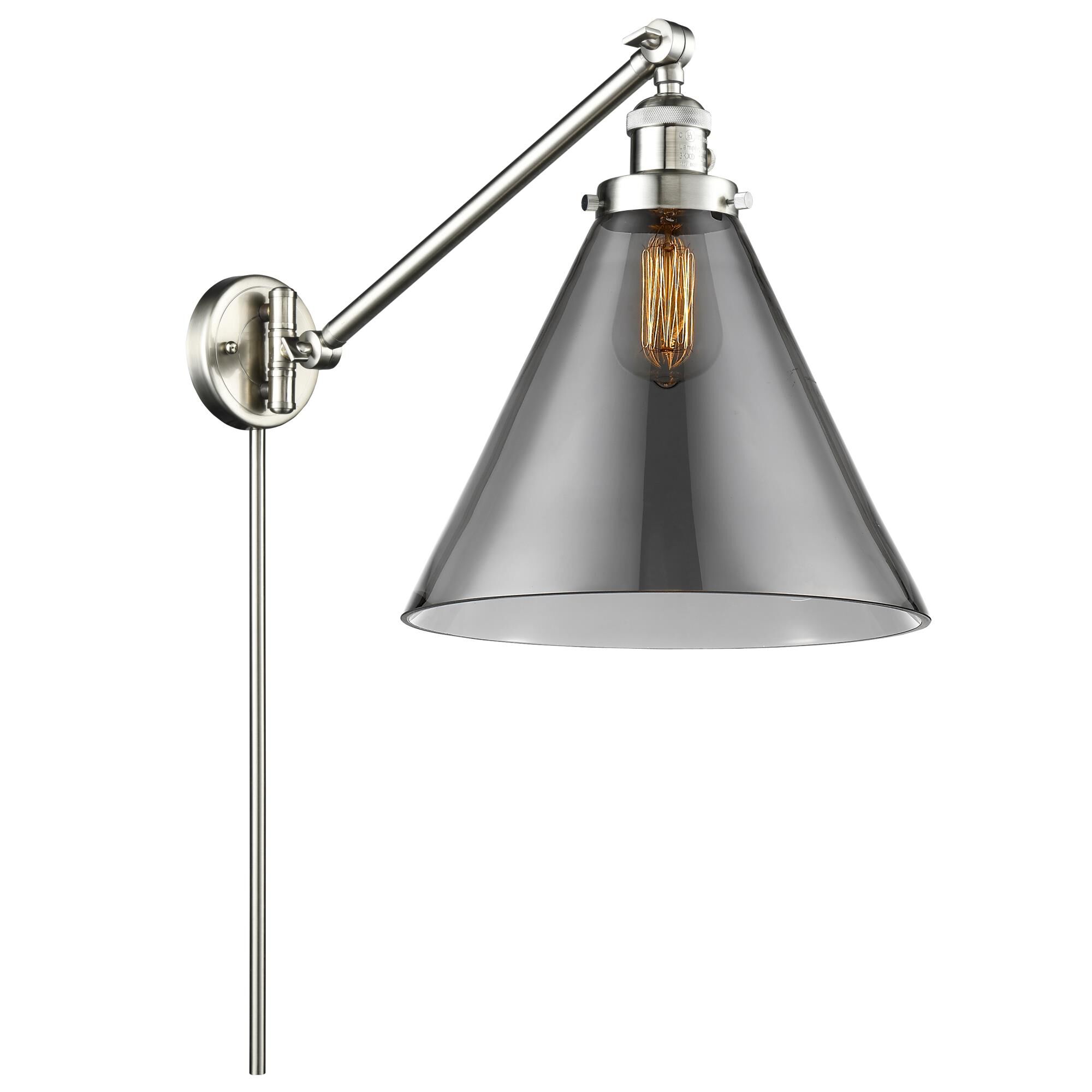 Bruno Marashlian Cone Wall Swing Lamp by Innovations Lighting