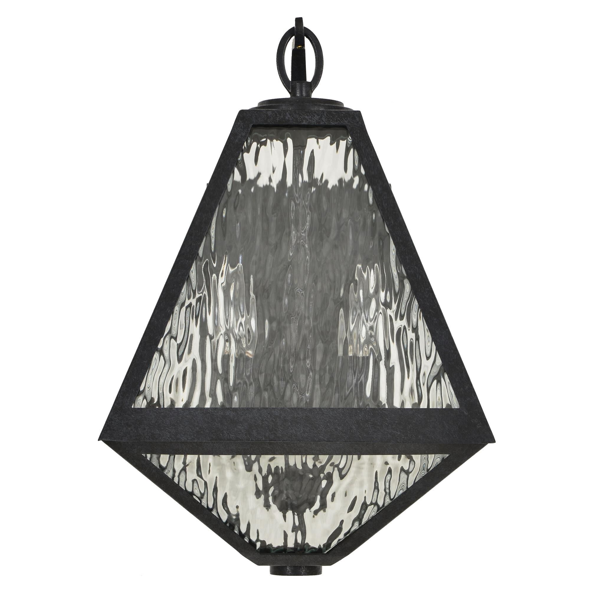 Shown in Black Charcoal finish and Water glass
