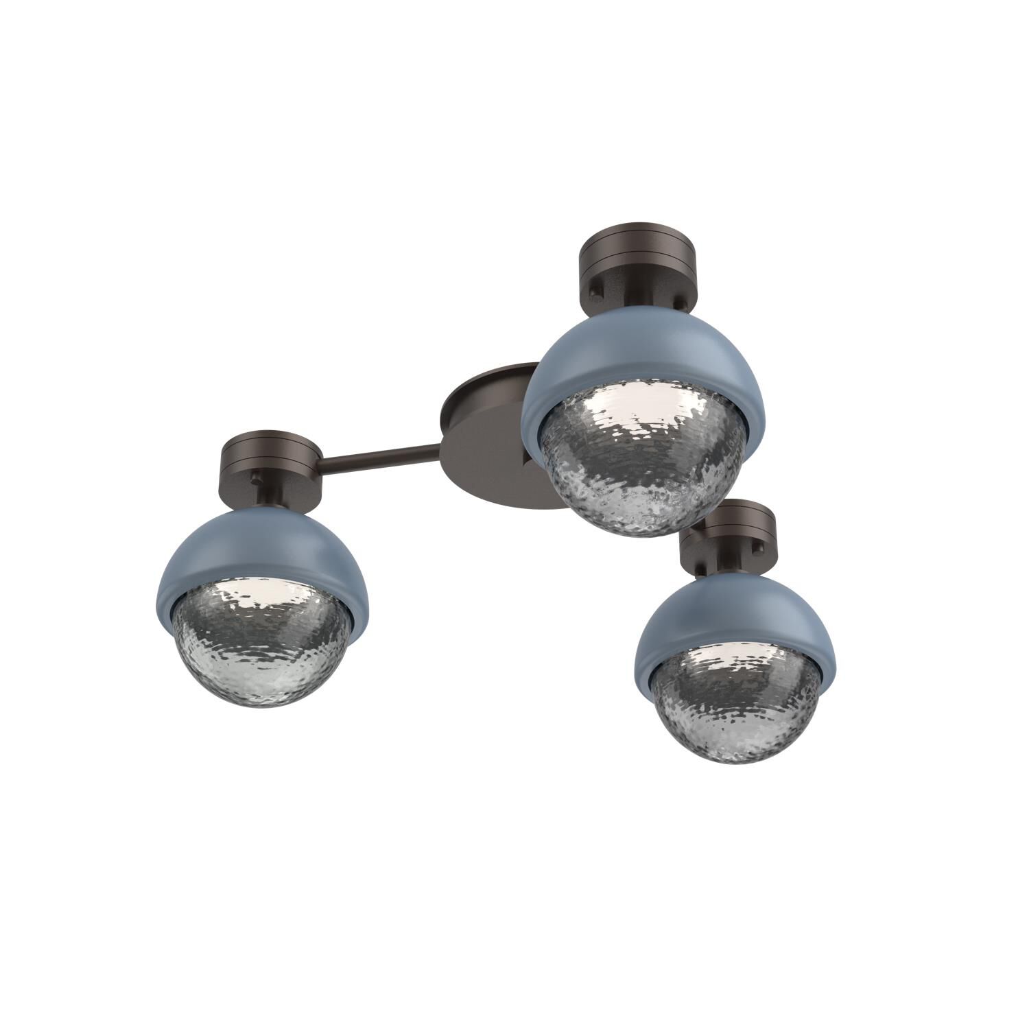 Levi Wilson Cabochon 23 Inch Flush Mount by Hammerton Studio
