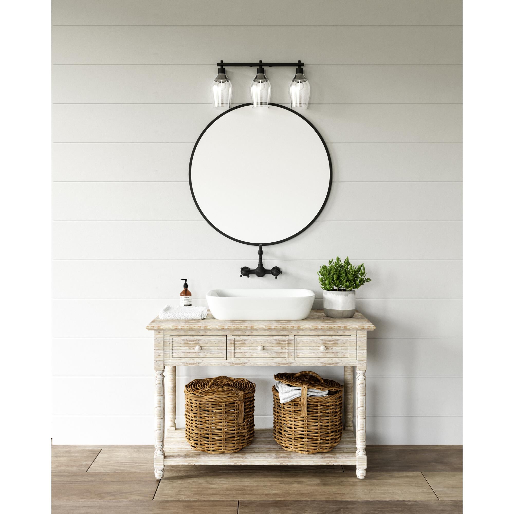 Kingsley 21 Inch 3 Light Bath Vanity Light by Alora Mood
