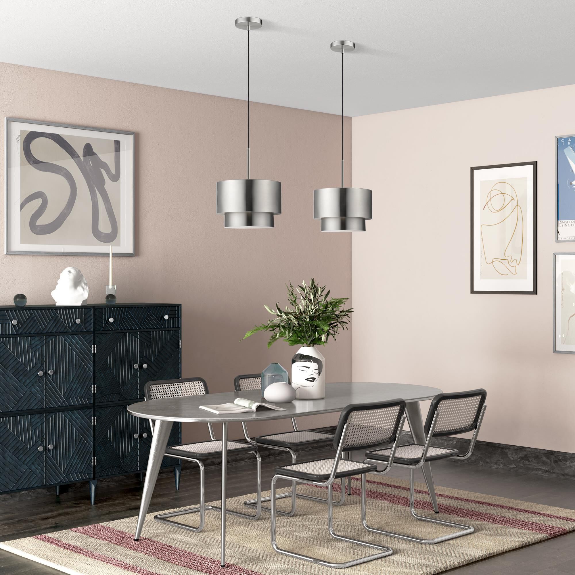 Zolana 12 Inch Mini Pendant by Livex Lighting