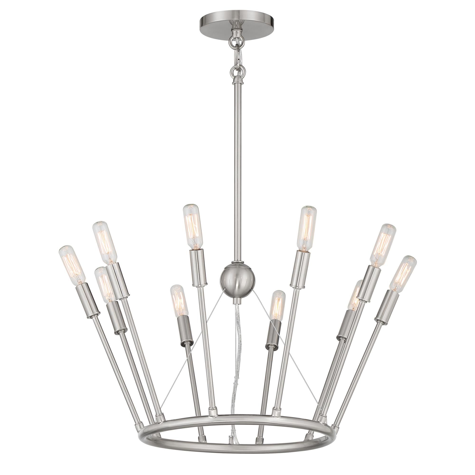 Royalty 22 Inch 10 Light Chandelier by Kovacs