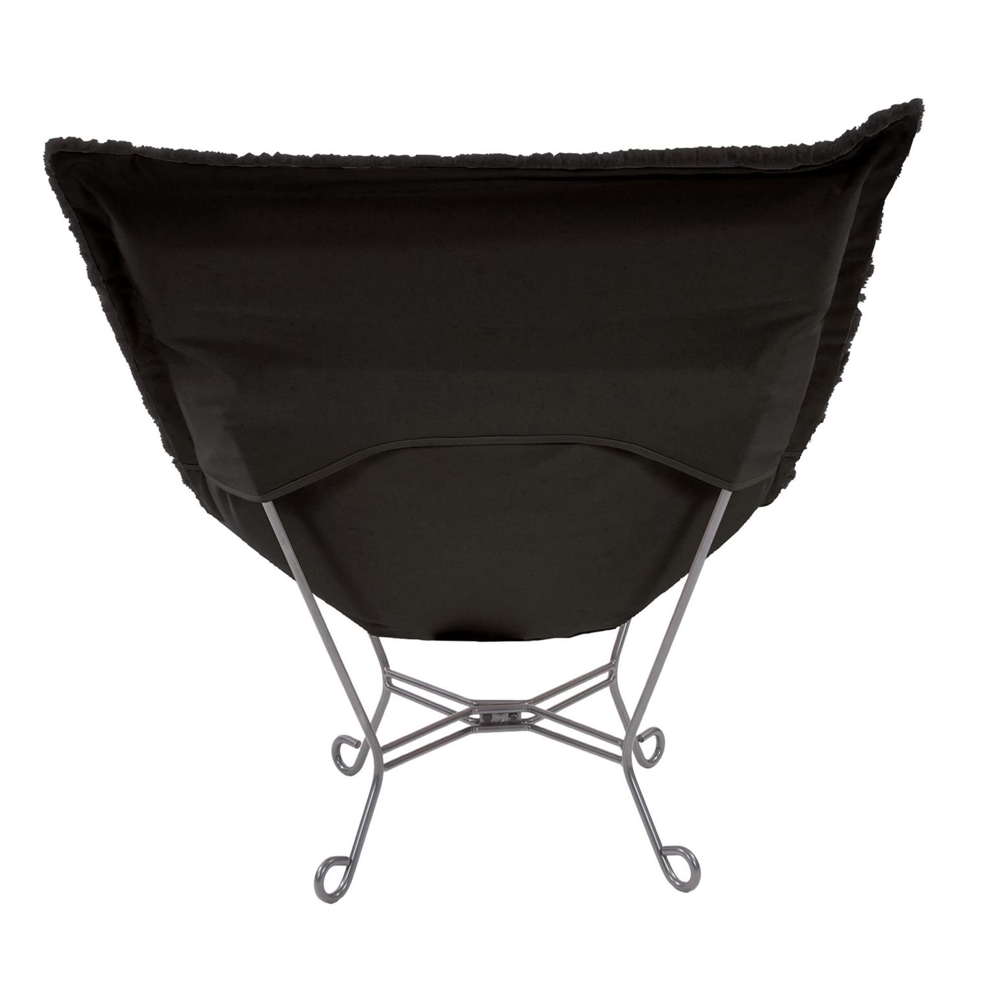 Scroll Puff Accent Chair,