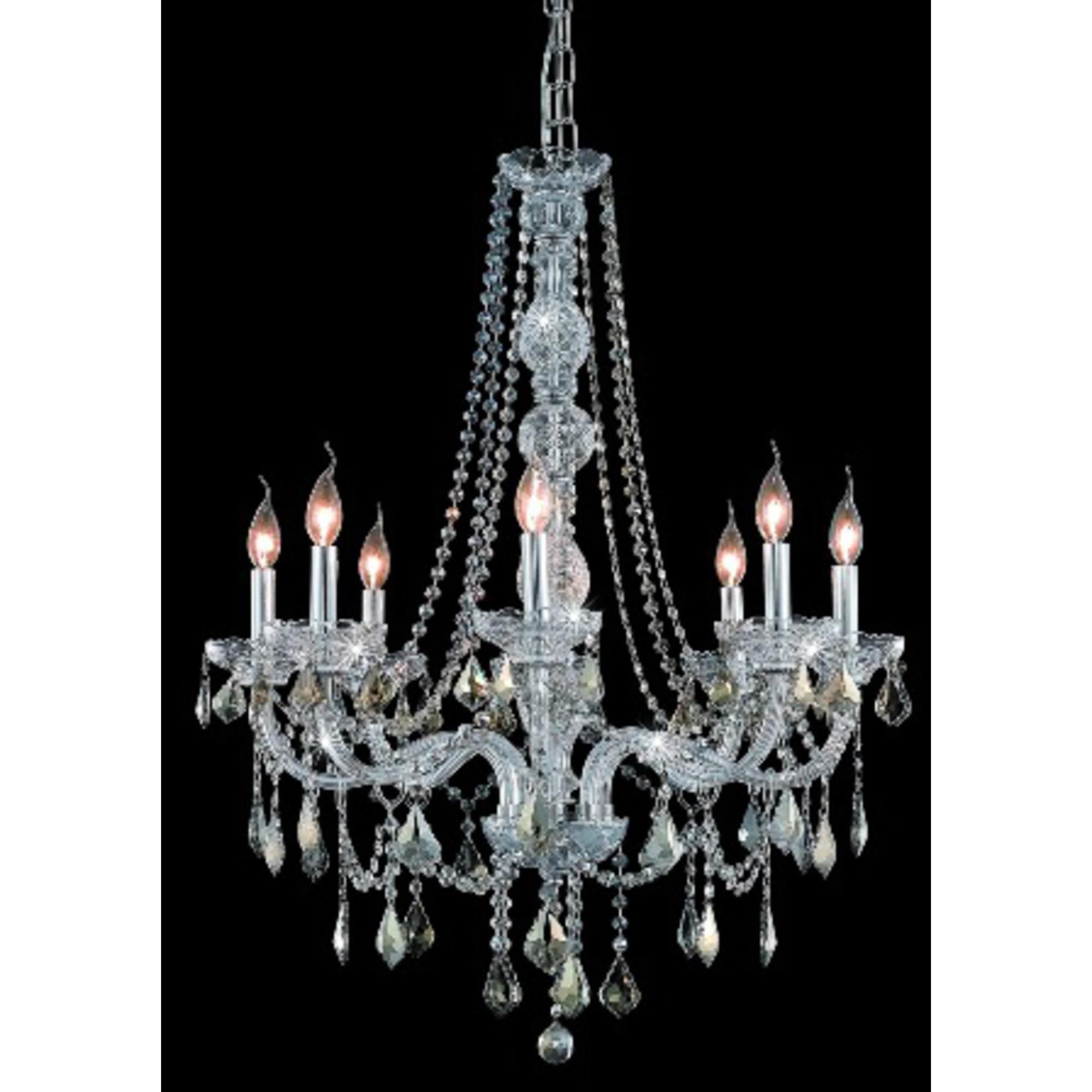 Verona 28 Inch 8 Light Chandelier by Elegant Lighting