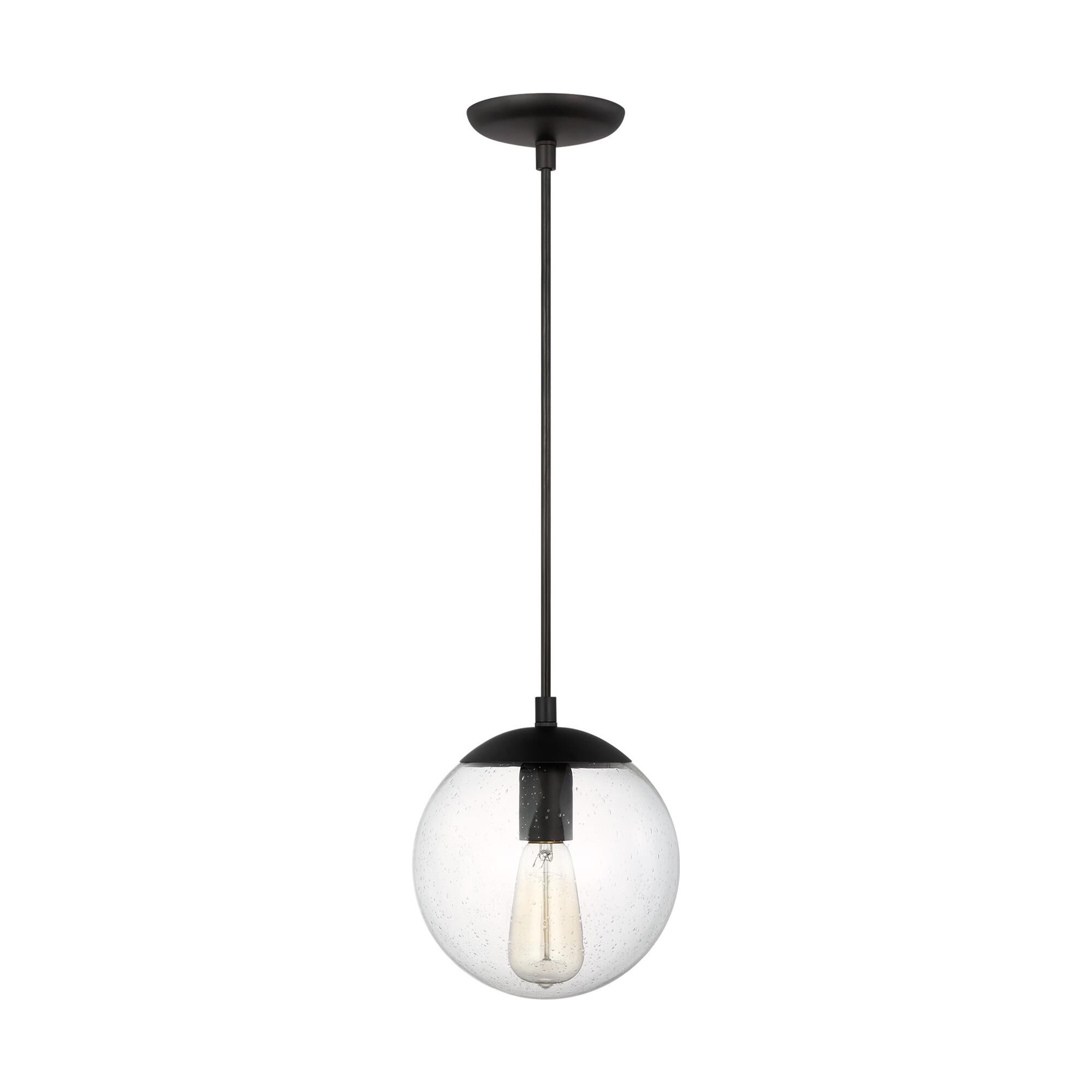 Shown in Midnight Black finish and Clear Seeded glass