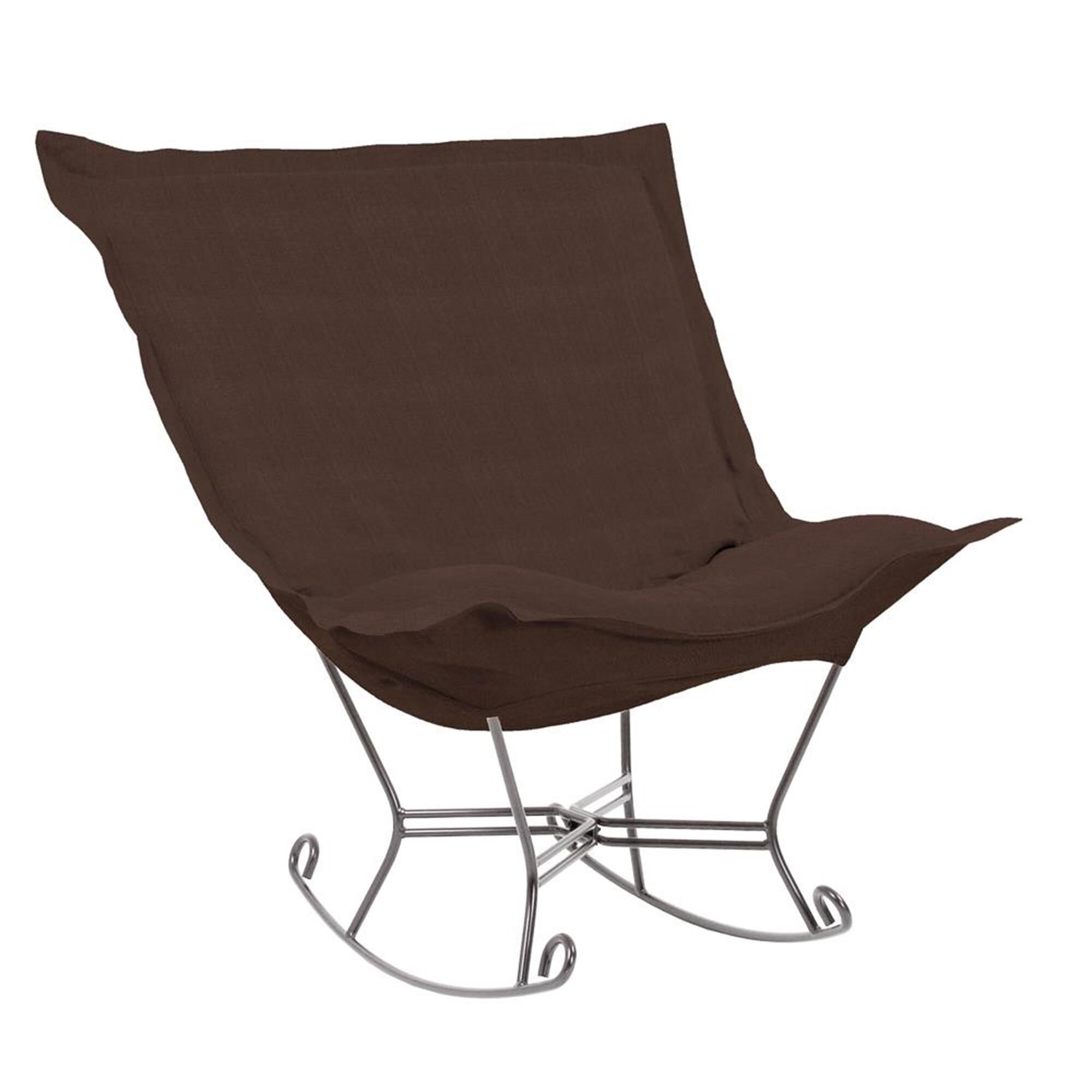 Scroll Puff Side Chair,