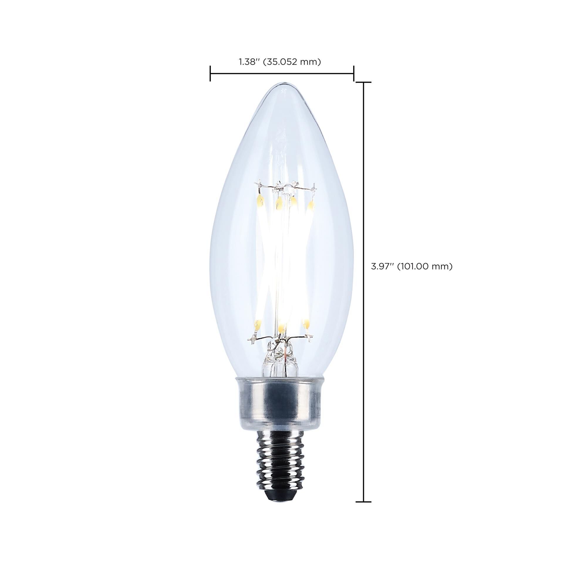 Dimmable 6 Watt 5000K B11 LED Light Bulb,