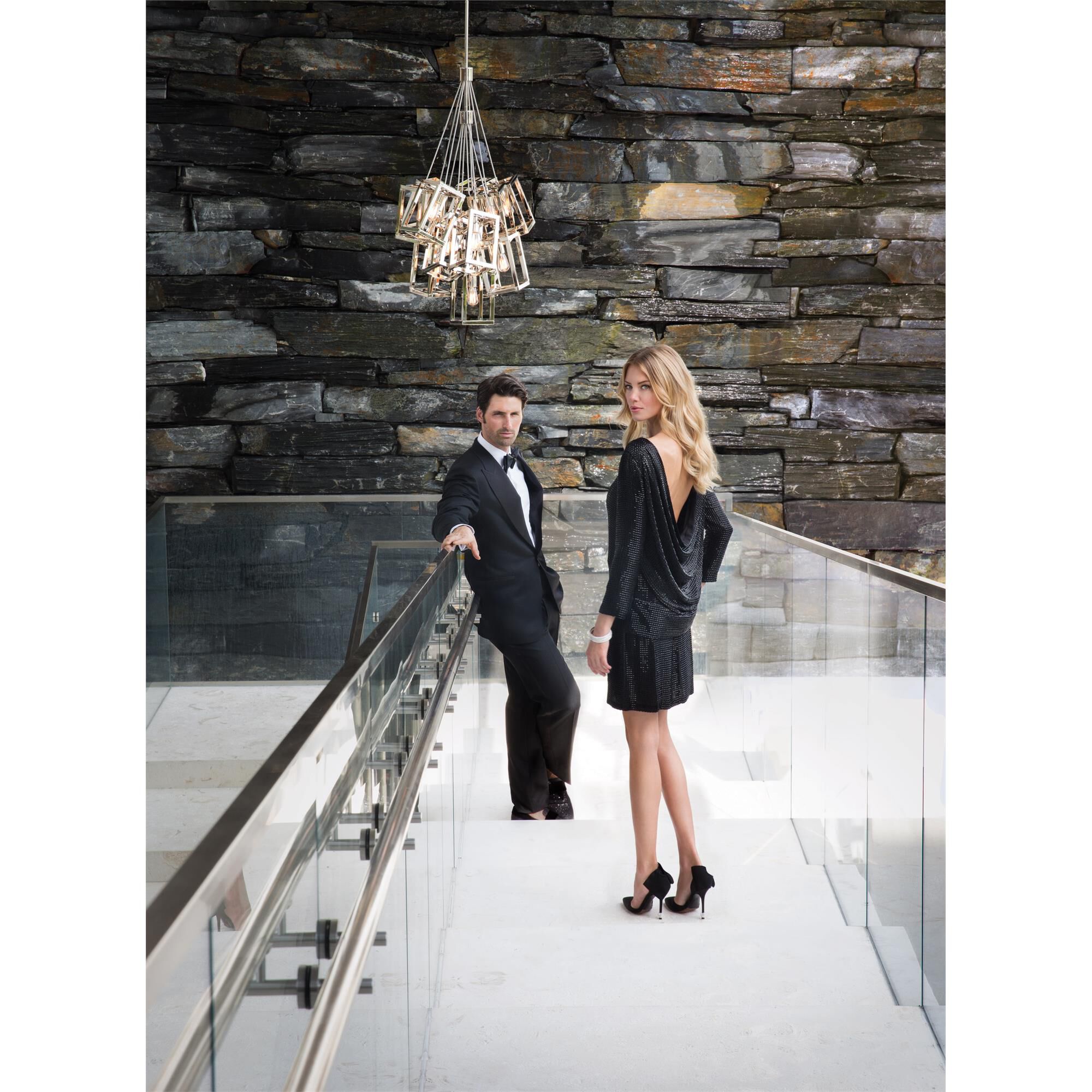Ensemble 32 Inch 13 Light Multi Light Pendant,
