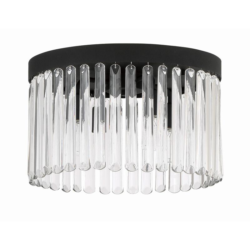 Emory 15 Inch 4 Light Flush Mount by Crystorama