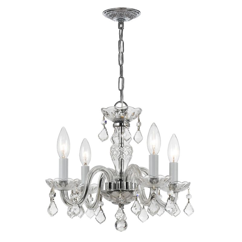 Traditional Crystal 15 Inch Chandelier by Crystorama