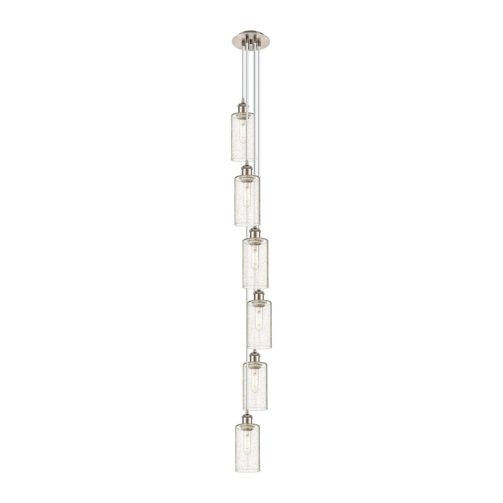 Shown in Satin Nickel finish and Seedy shade
