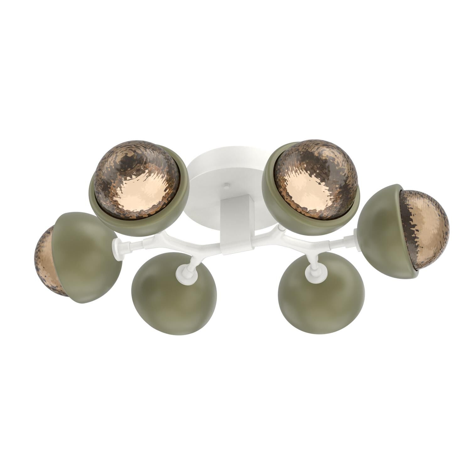 Levi Wilson Cabochon 27 Inch Flush Mount by Hammerton Studio