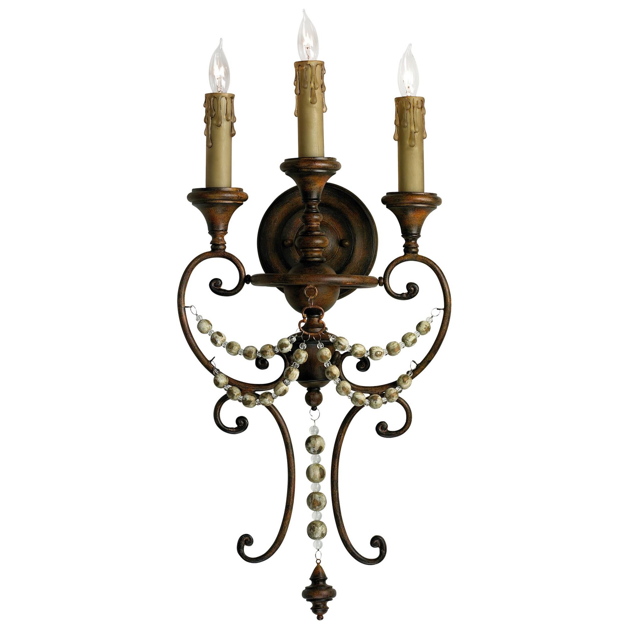 Meriel Large 3 Light Wall Sconce,