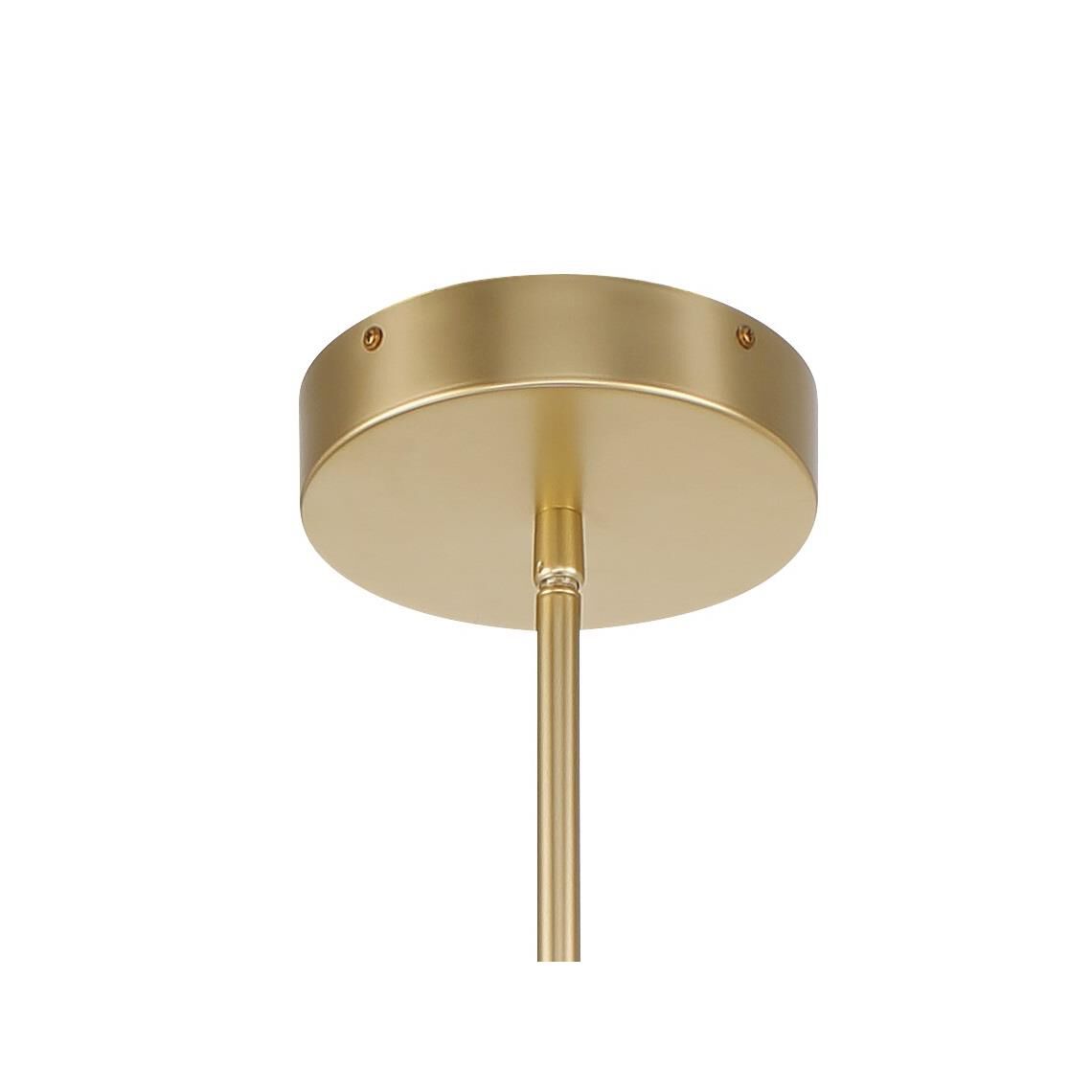 Shown in Lily Gold finish and Alabaster shade