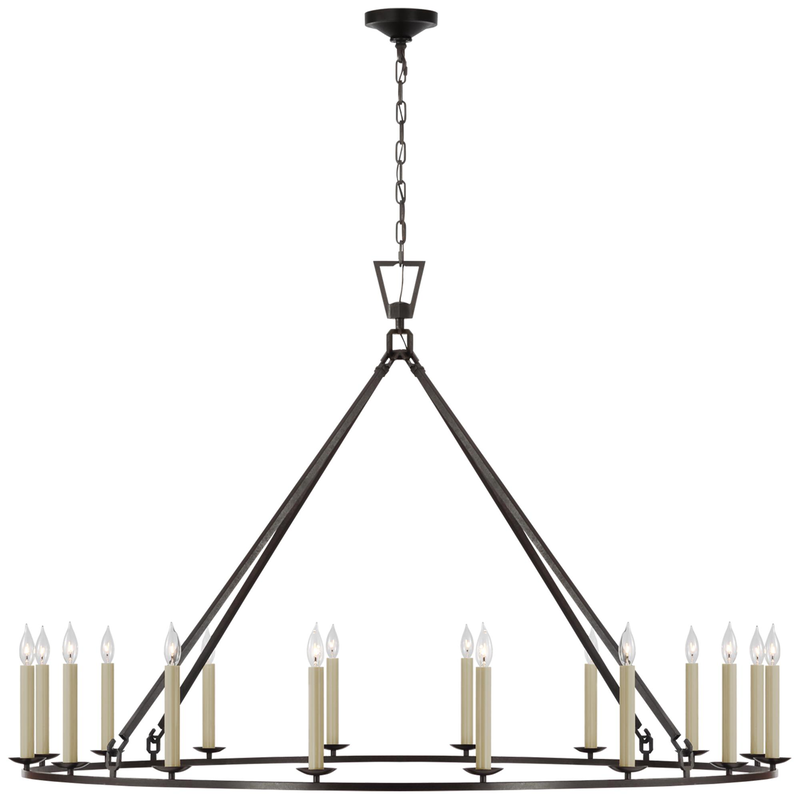 Chapman and Myers Darlana 61 Inch 16 Light LED Chandelier by Visual Comfort Signature Collection