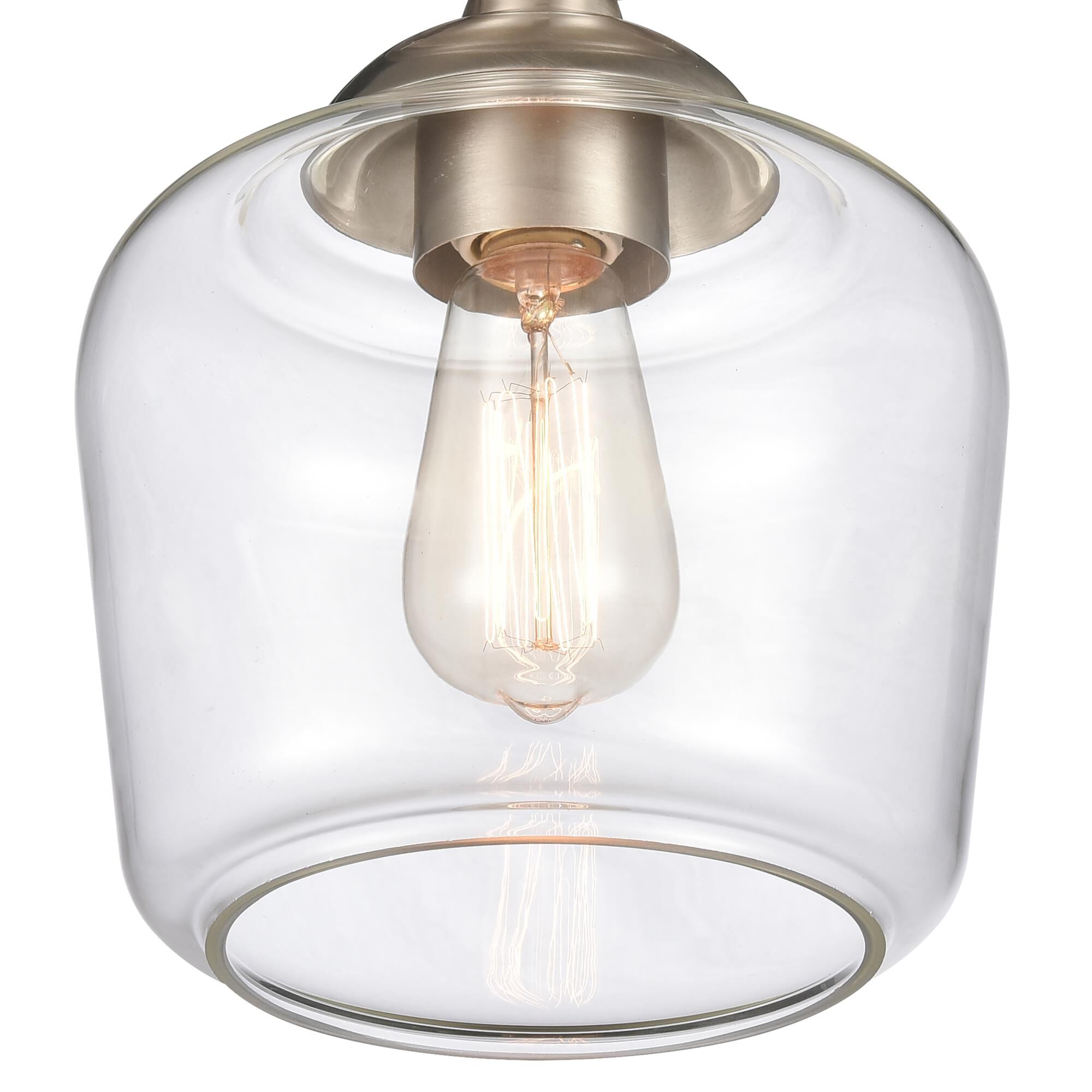 Agnes 8 Inch 1 Light Semi Flush Mount by ELK Home