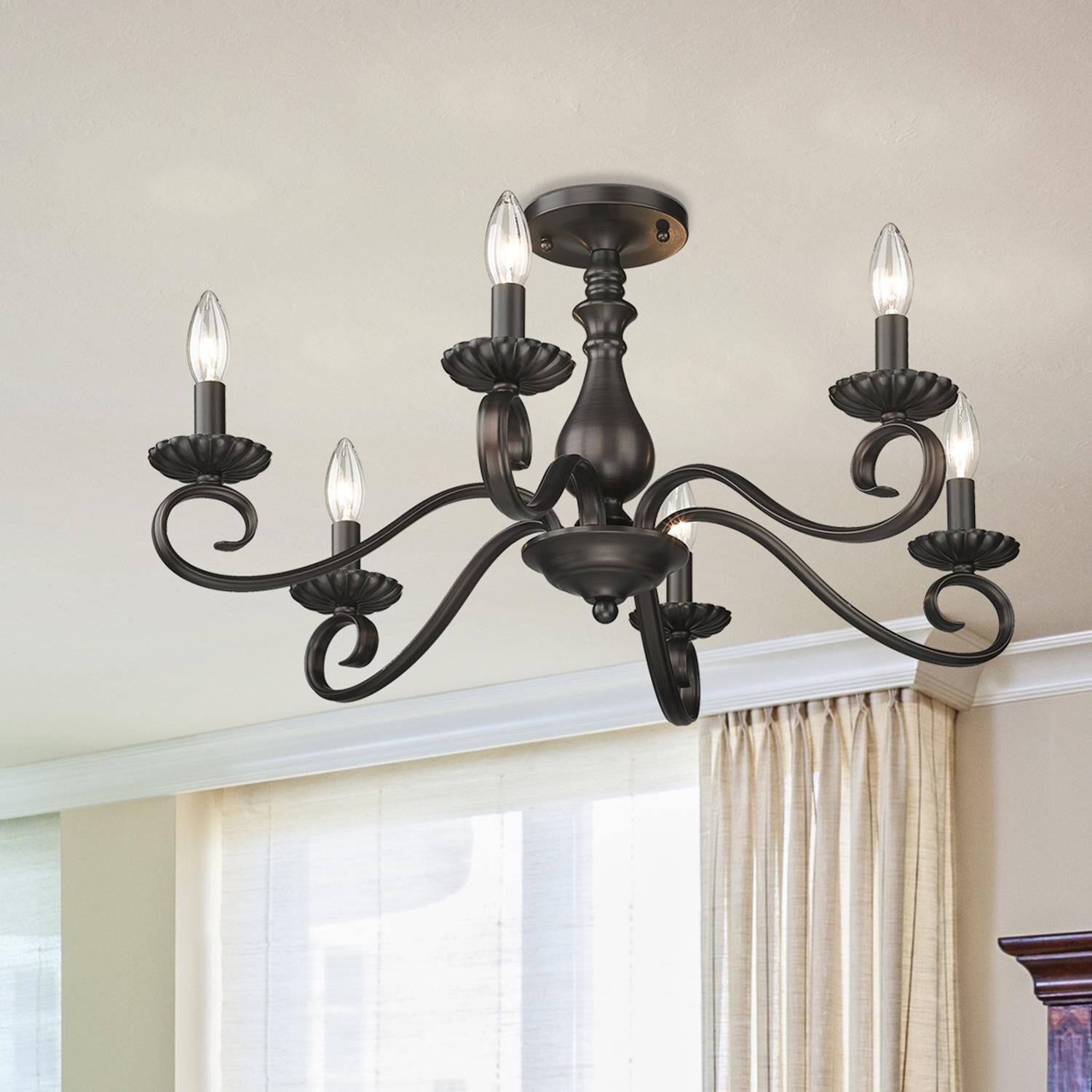 Shown in Rubbed Bronze finish