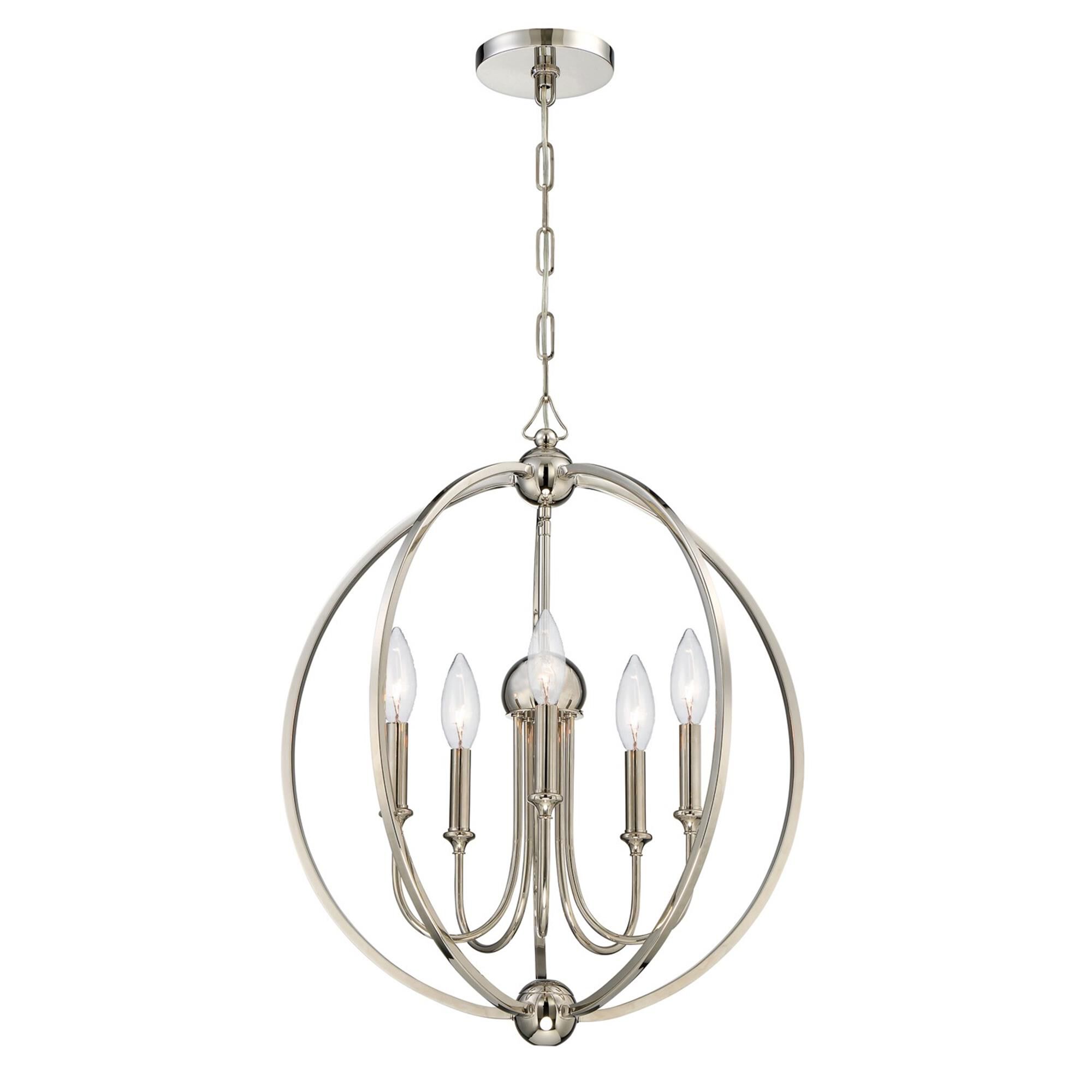 Libby Langdon Sylvan 22 Inch 5 Light Chandelier,