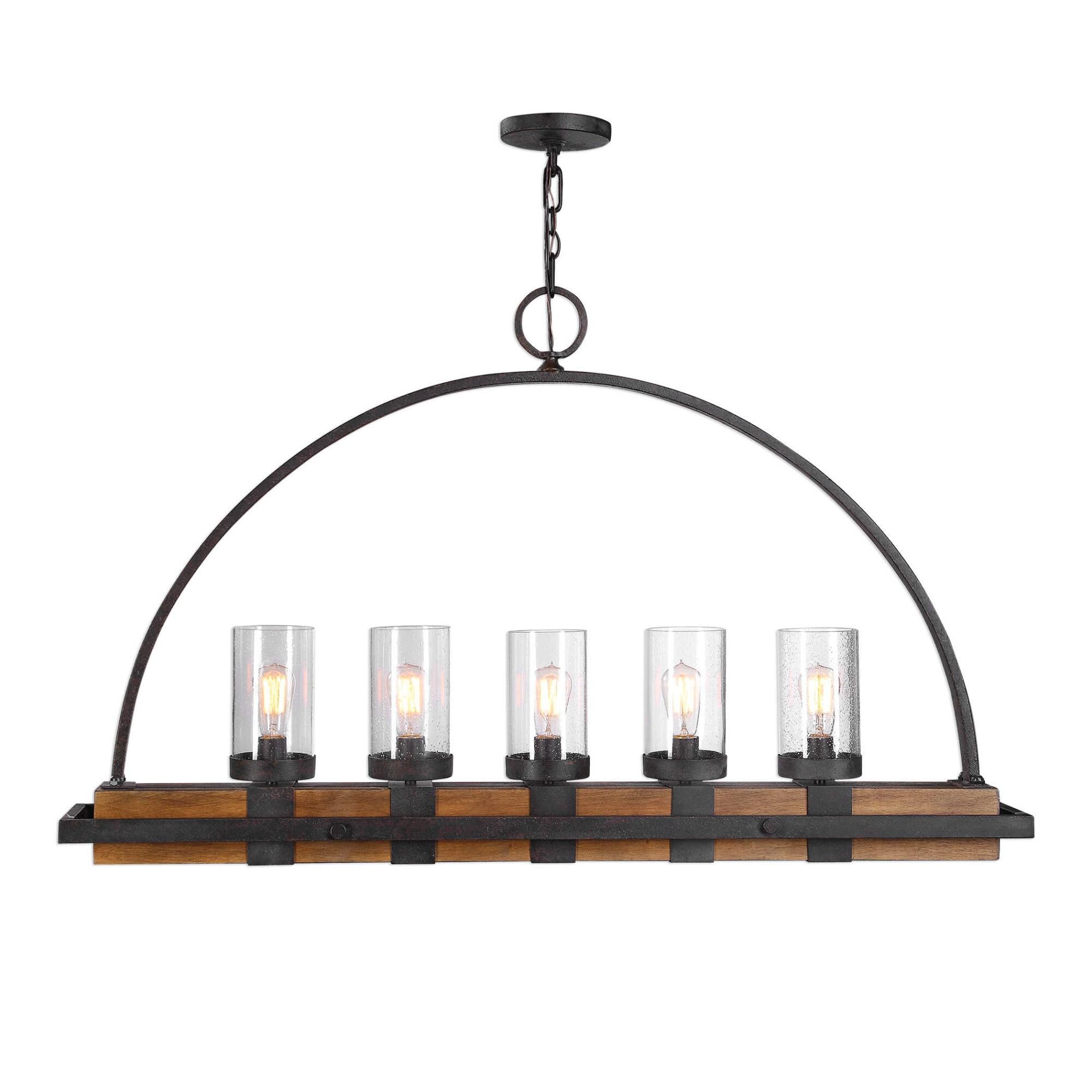 Kalizma Home Atwood 51 Inch 5 Light Linear Suspension Light by Uttermost