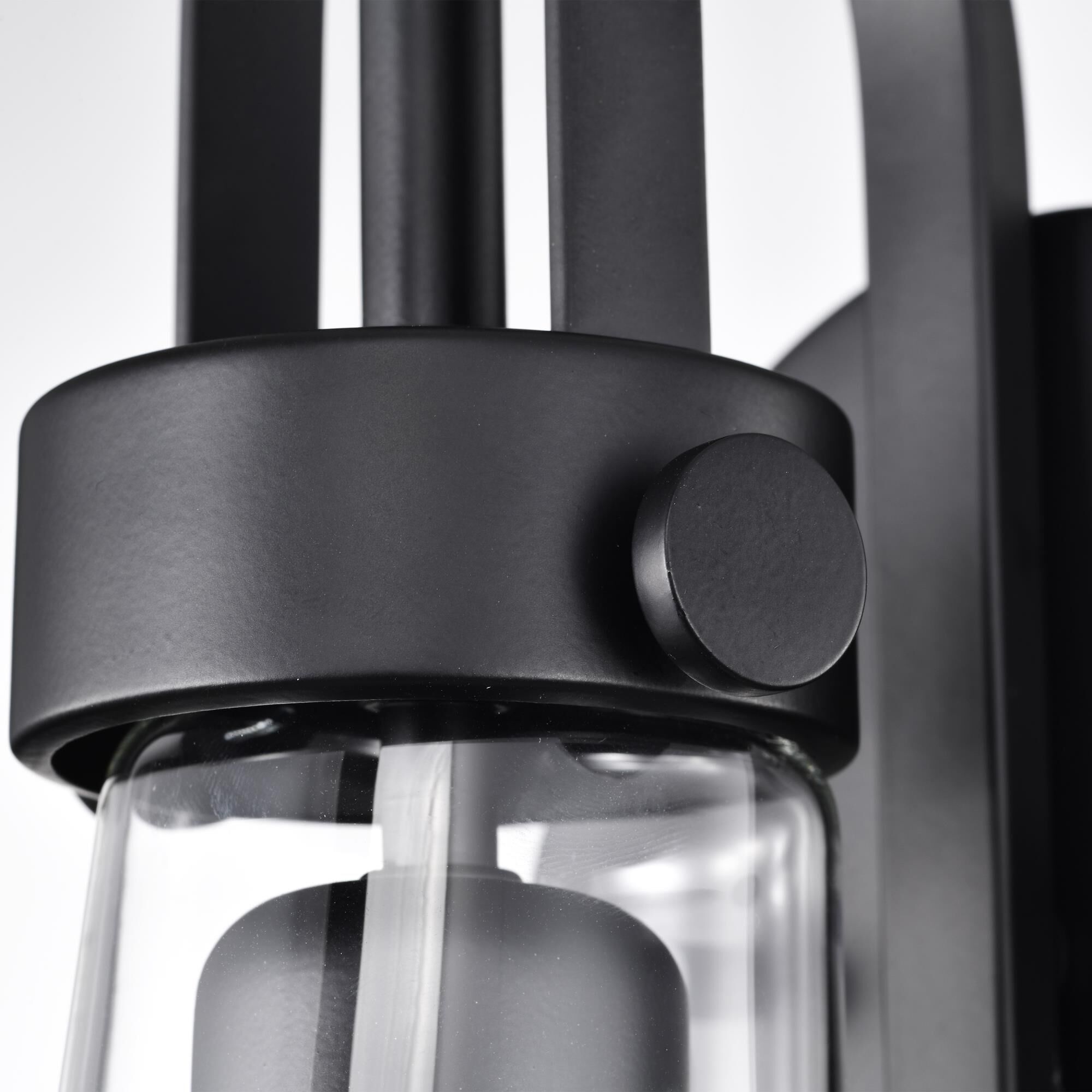 Shown in Aged Bronze finish and Clear glass