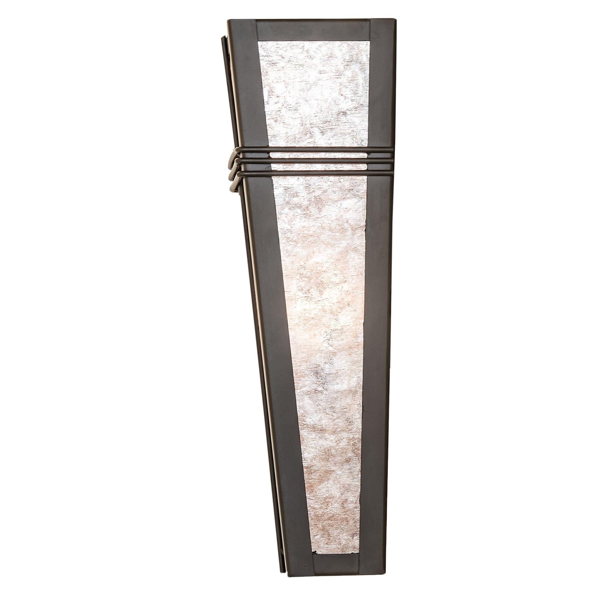 Shown in Craftsman Brown Finish;Oil Rubbed Bronze finish and Silver Mica glass