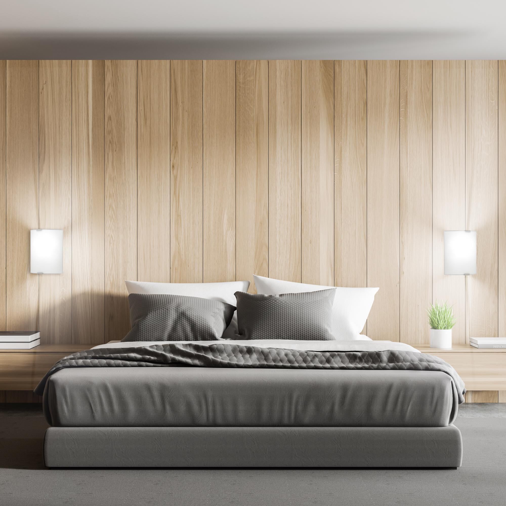 Shown in Chrome finish and Satin glass