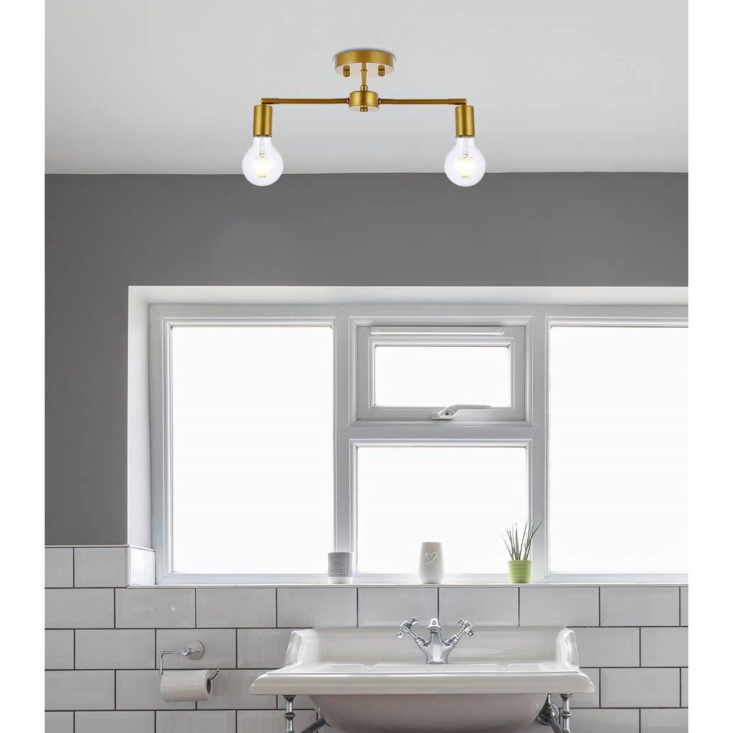 Shown in Brass finish