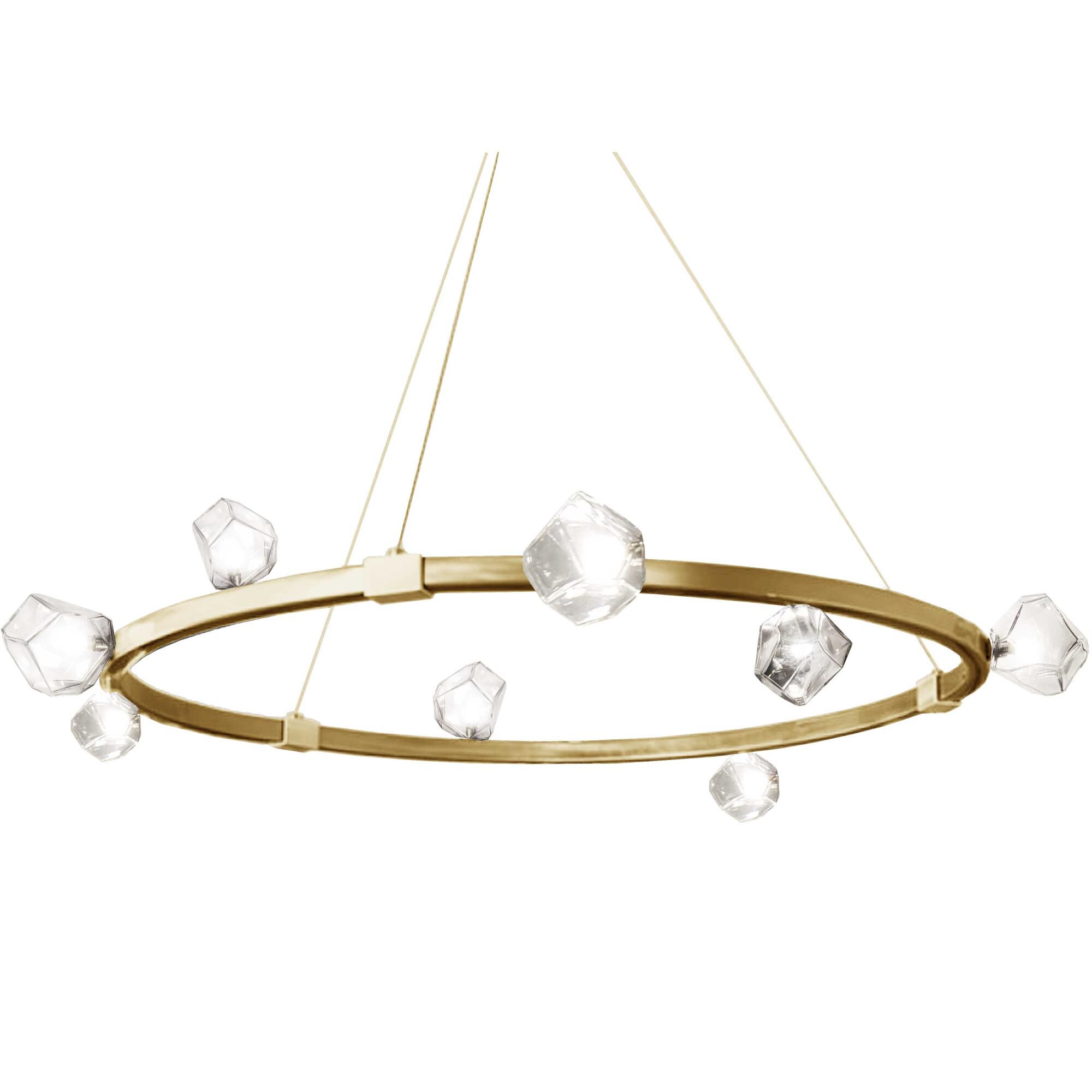 Pearlene 42 Inch 12 Light Chandelier by Dainolite