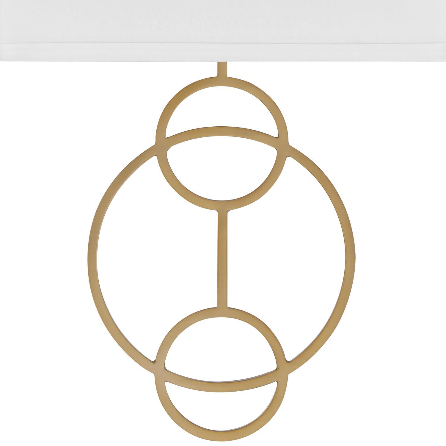 Shown in Vibrant Gold finish and Silk shade