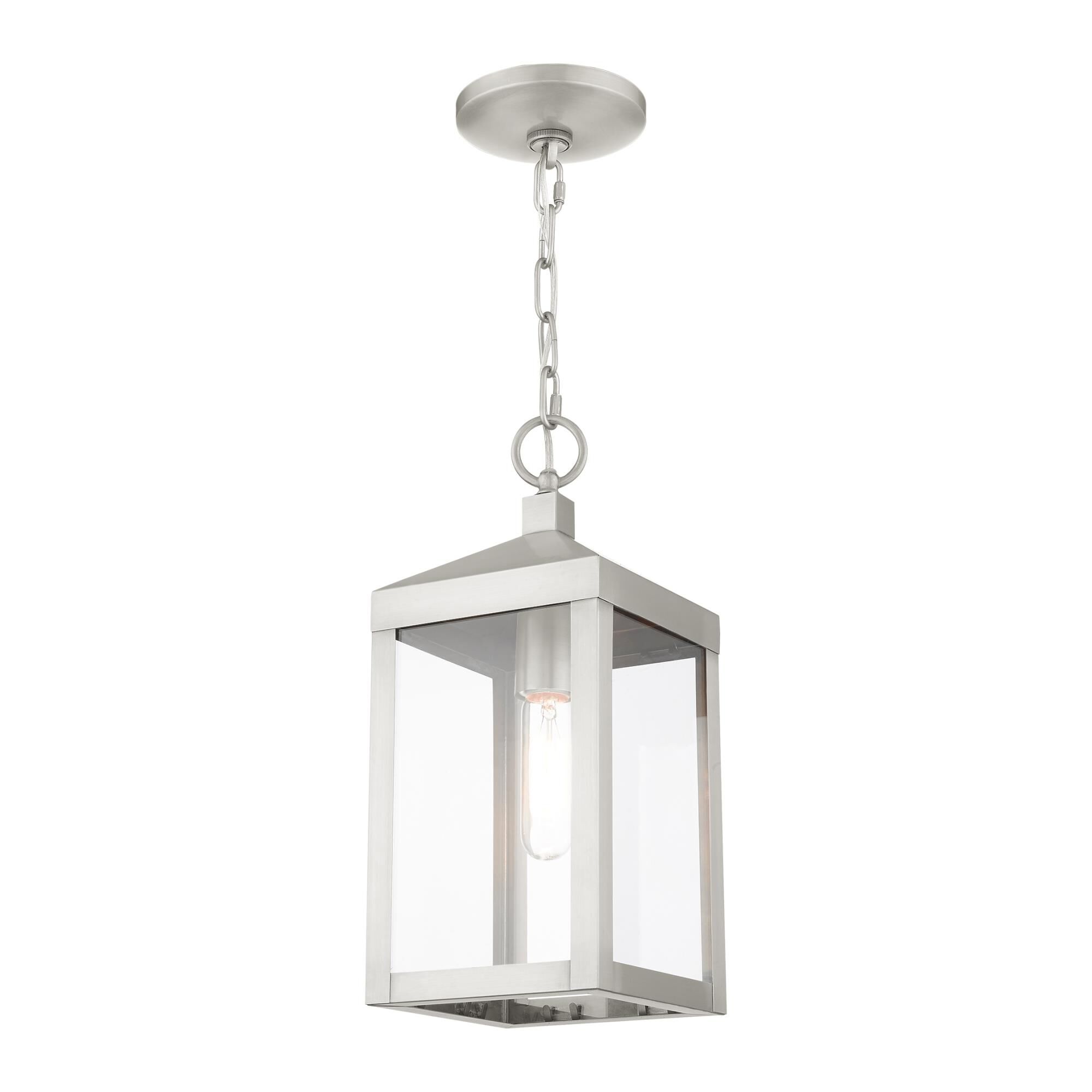 Livex Lighting Nyack 14 Inch Tall Outdoor Hanging Lantern