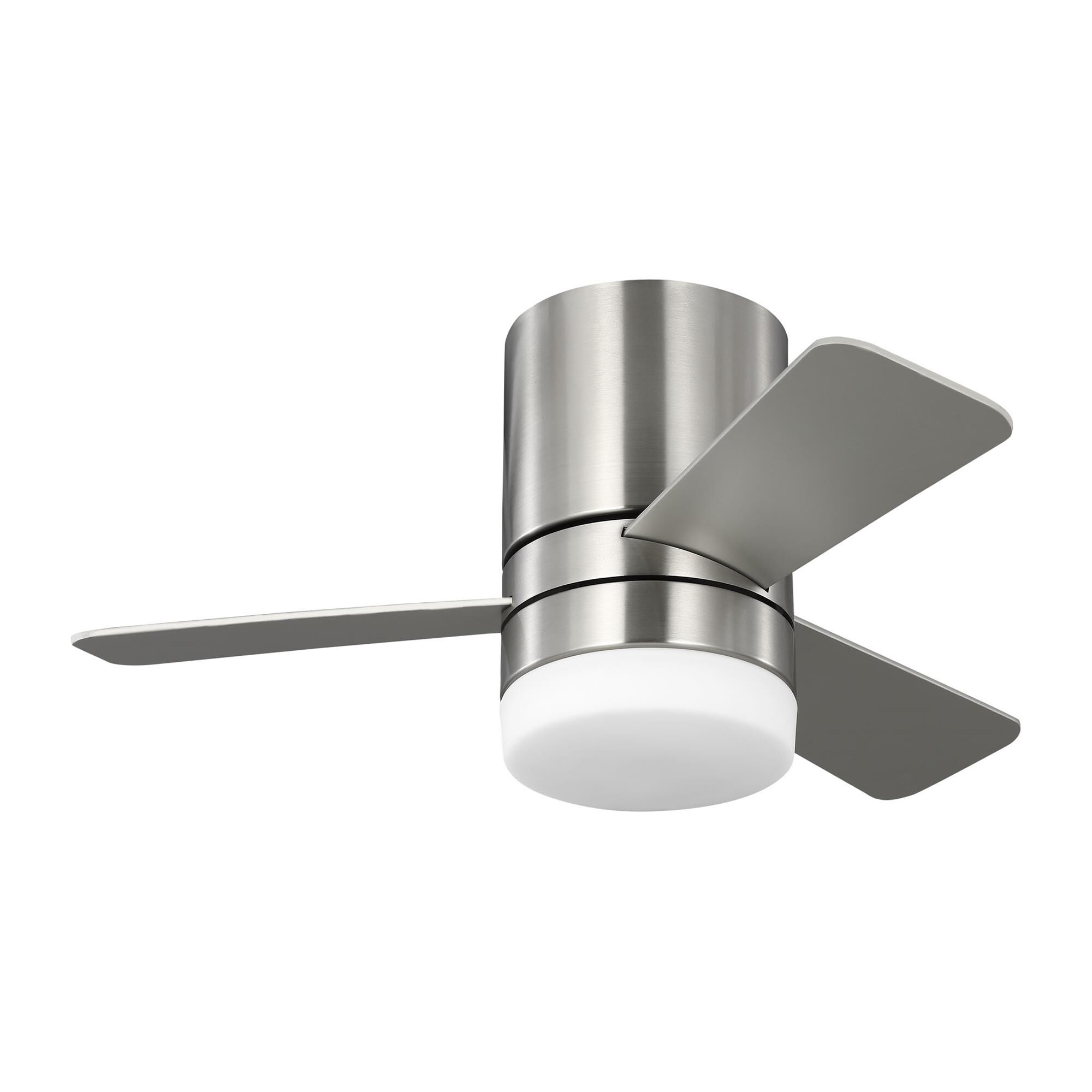 Era Hugger 32 Inch Flush Mount Fan with Light Kit,