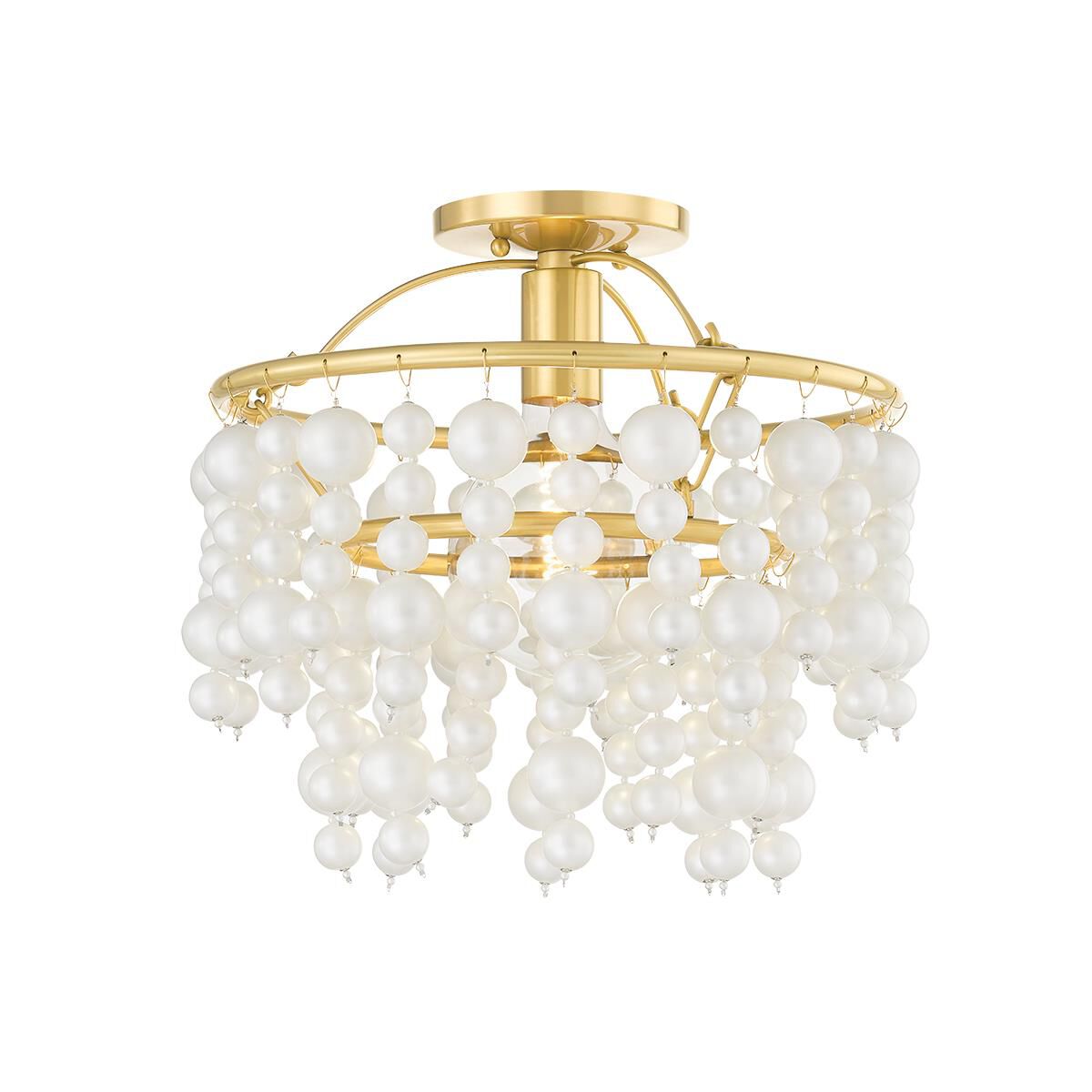 Kinsley 15 Inch Semi Flush Mount by Mitzi