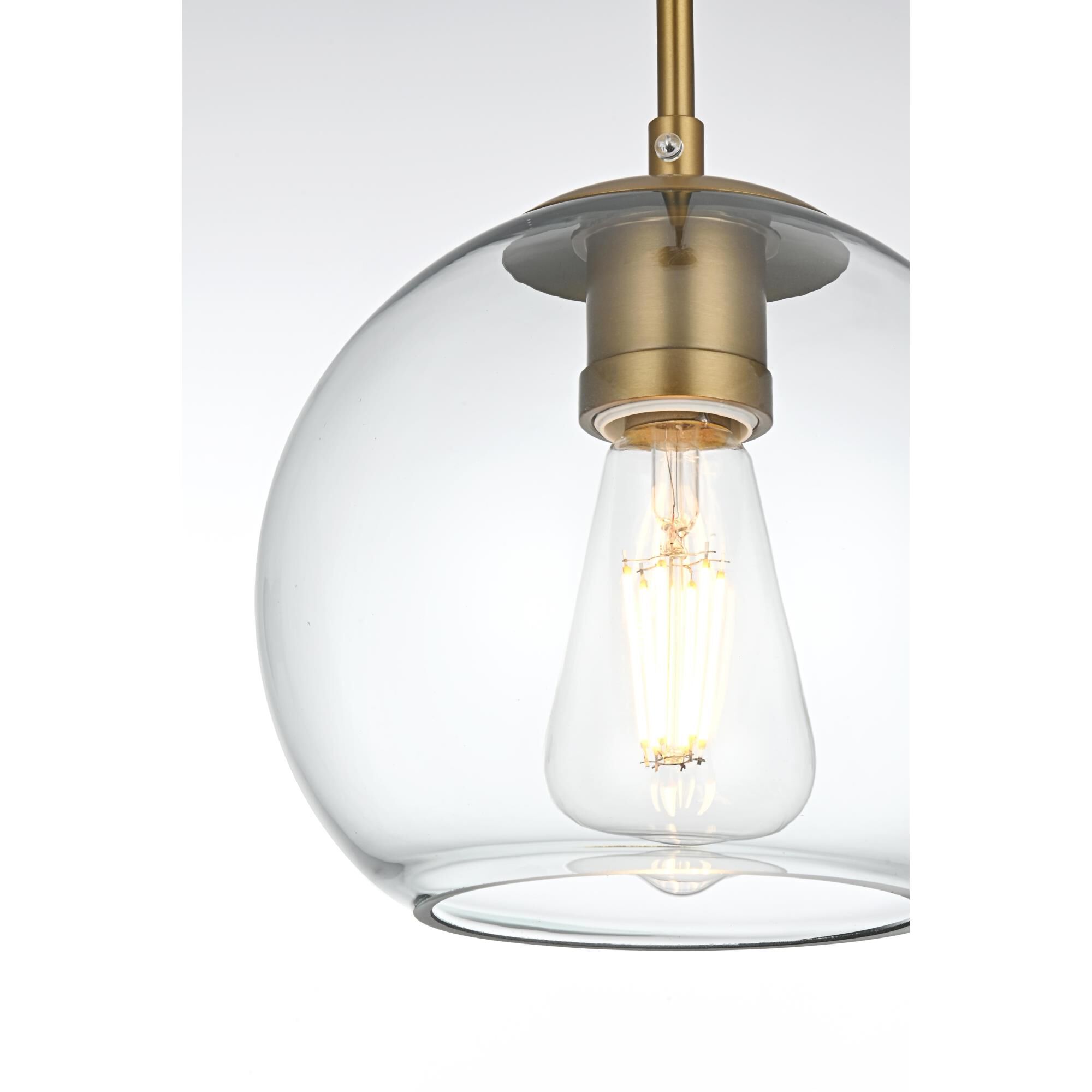 Baxter 8 Inch Mini Pendant by Elegant Lighting