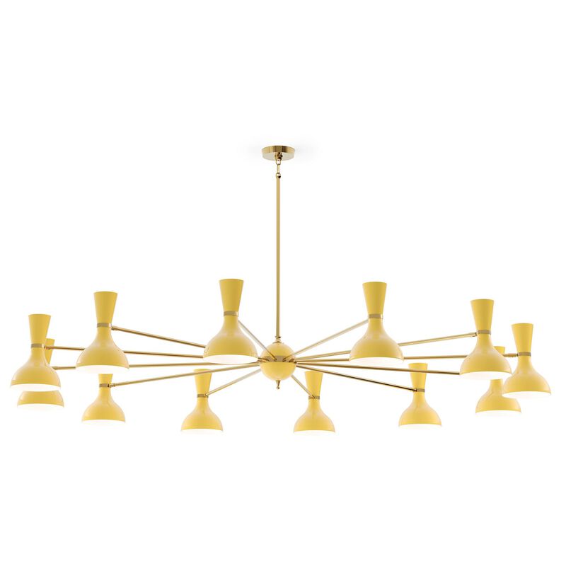 Clare 76 Inch Chandelier by Robert Abbey