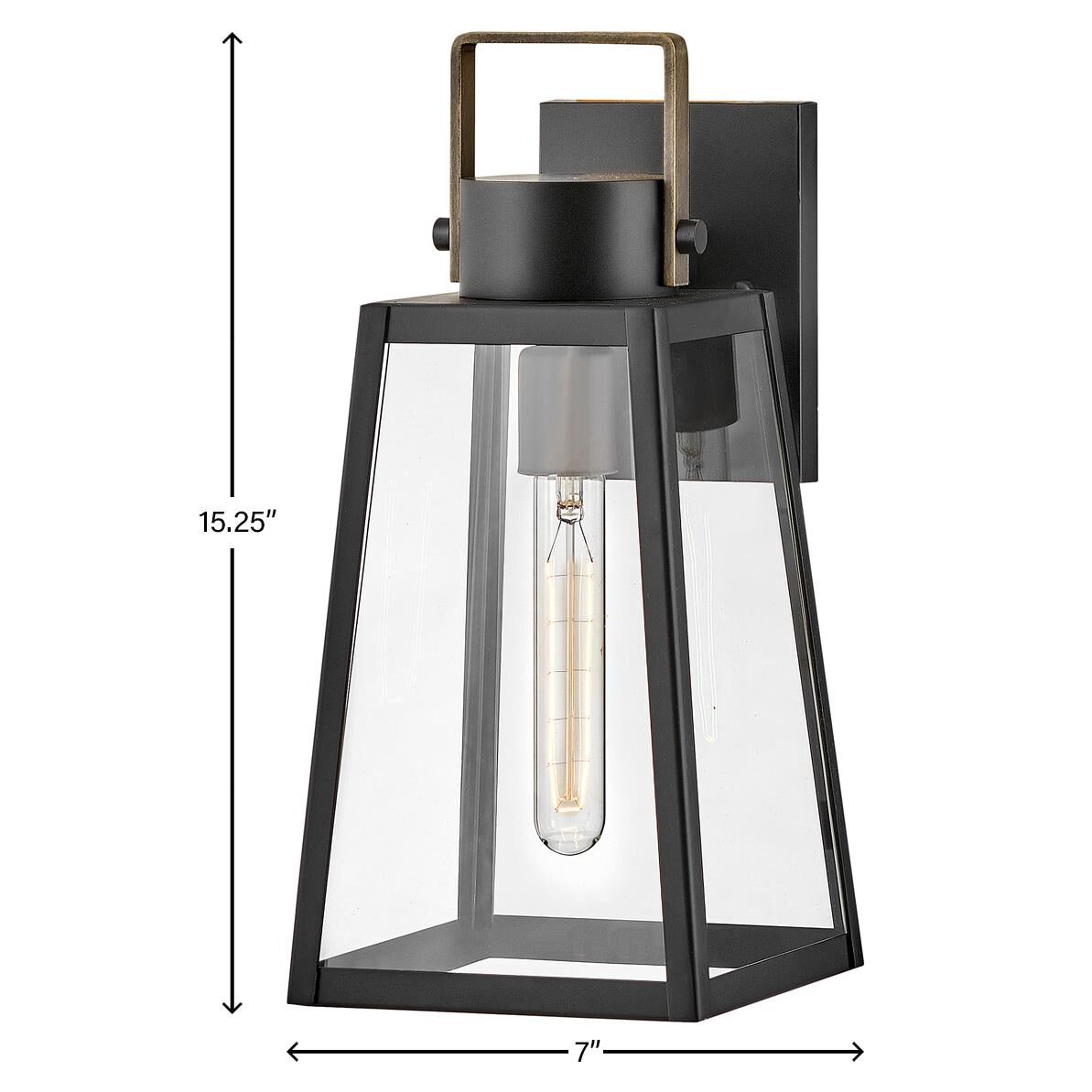 Lark Hugh 15 Inch Tall Outdoor Wall Light