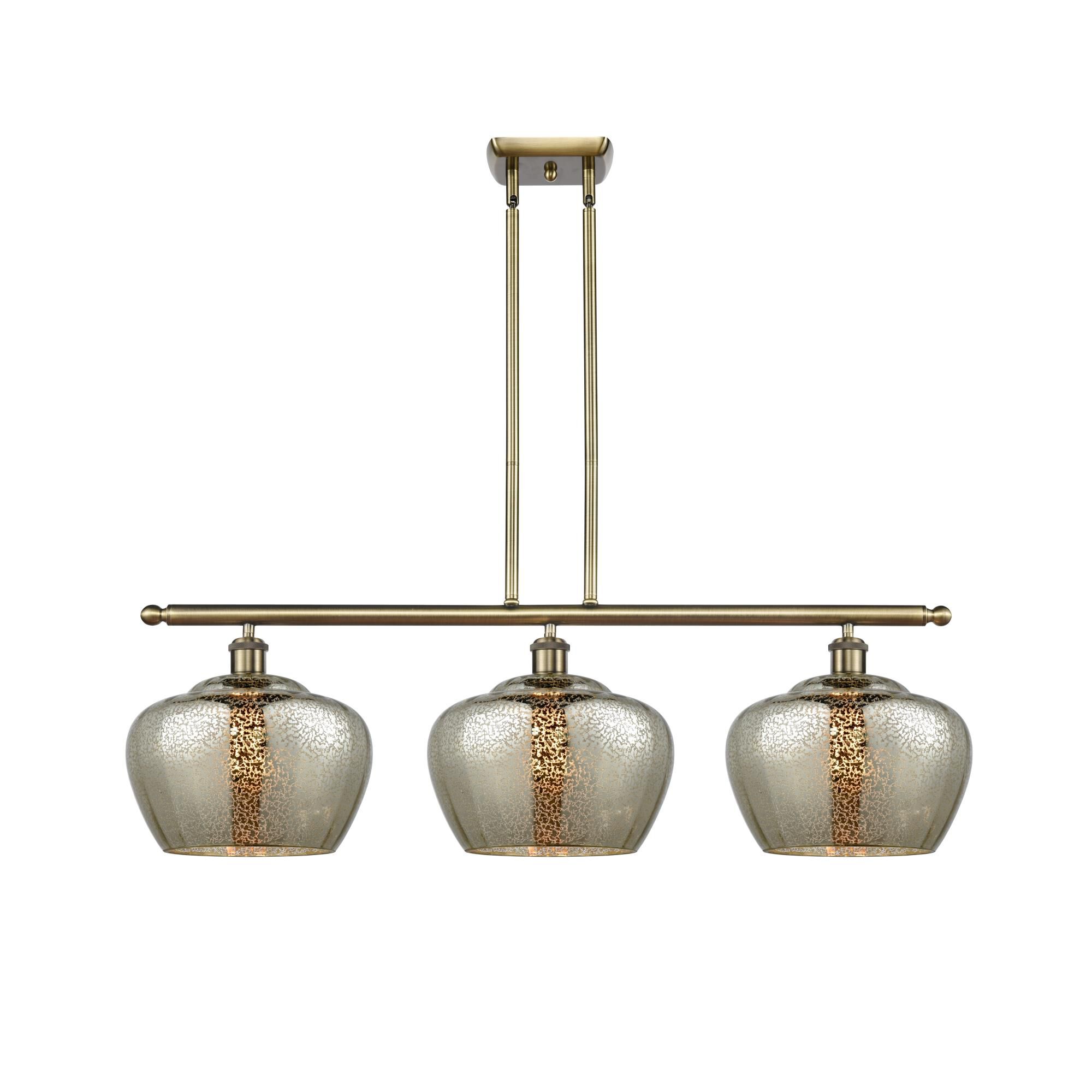 Shown in Antique Brass finish and Bowl glass and Glass shade