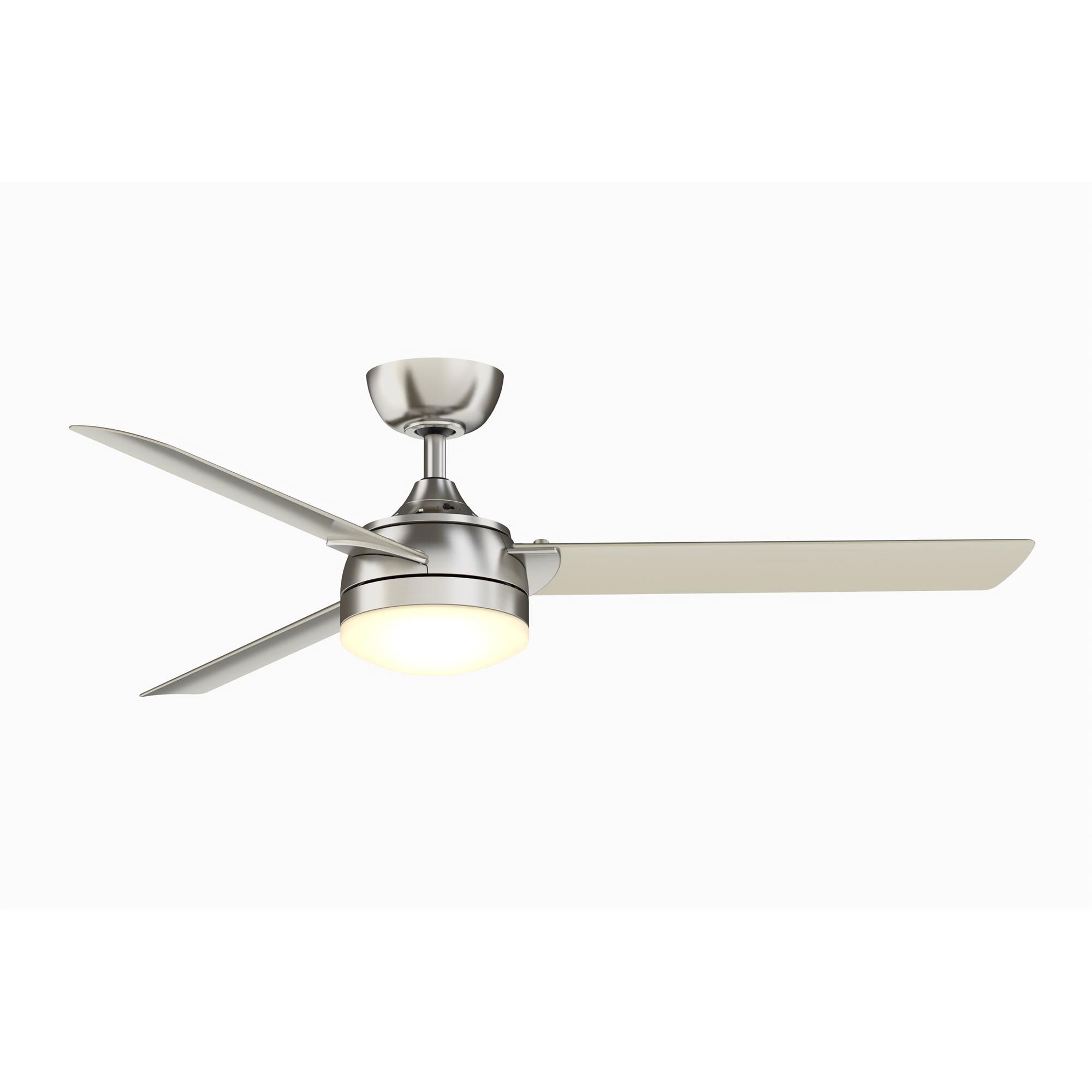 Shown in Brushed Nickel finish and Opal Frosted glass