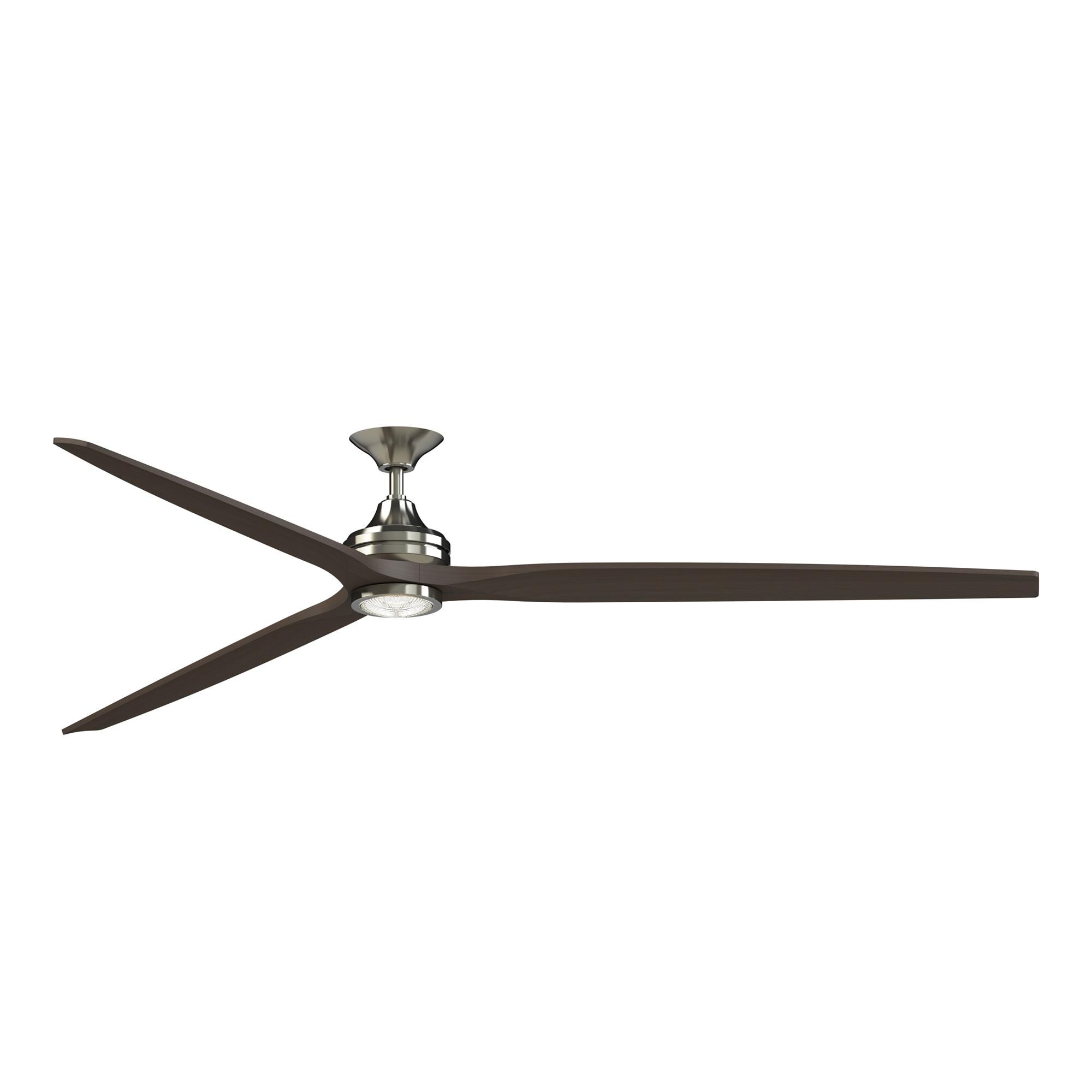 Spitfire 96 Inch Ceiling Fan with Light Kit,