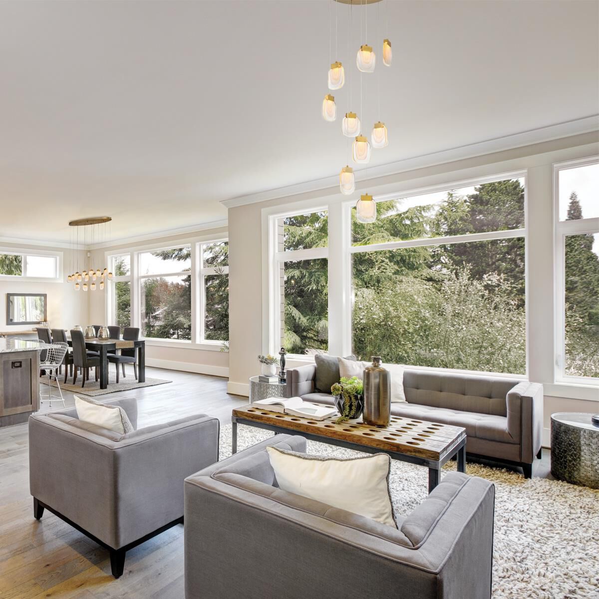 Shown in Gold finish and ~ accent