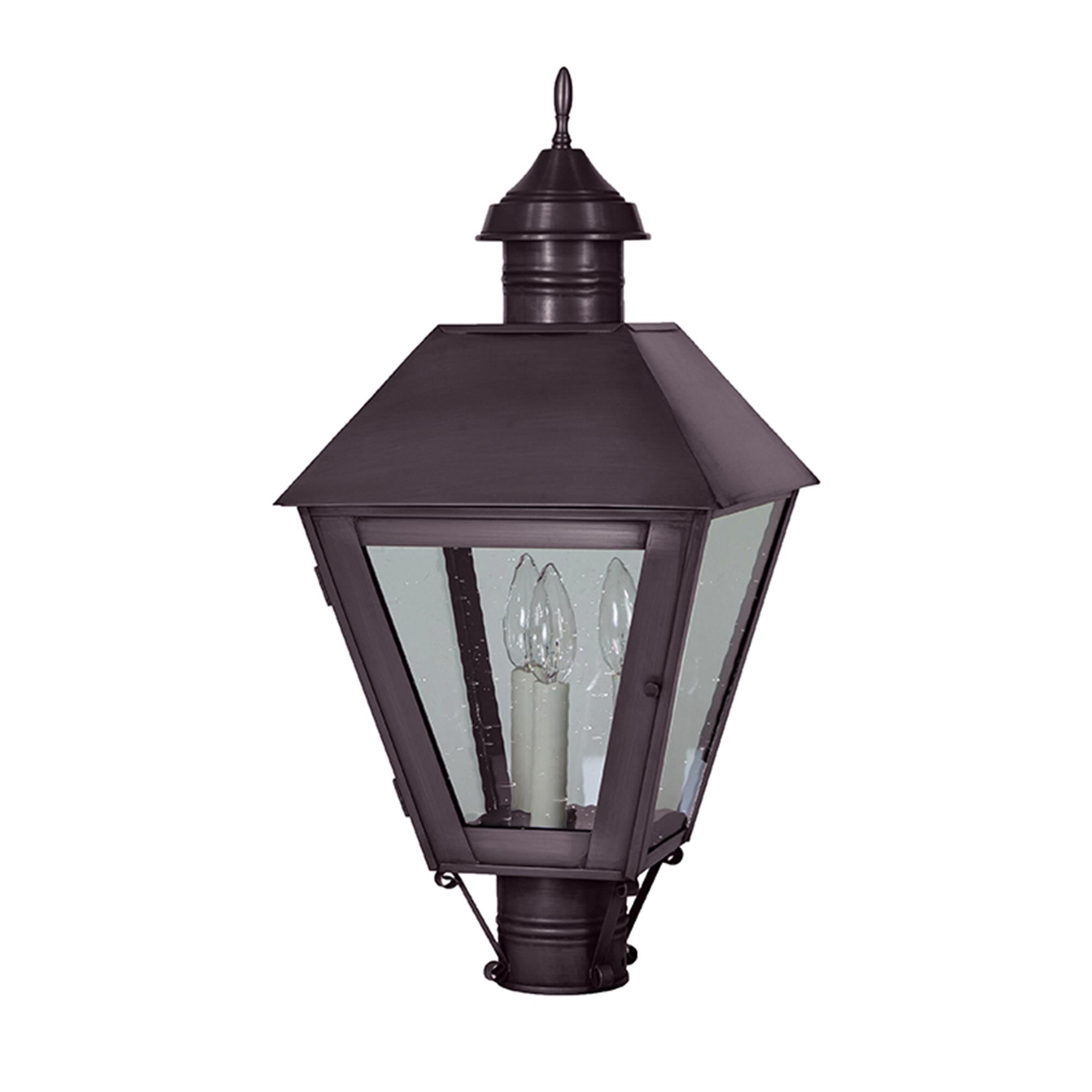 Boston 27 Inch 3 Light Outdoor Post Lamp,