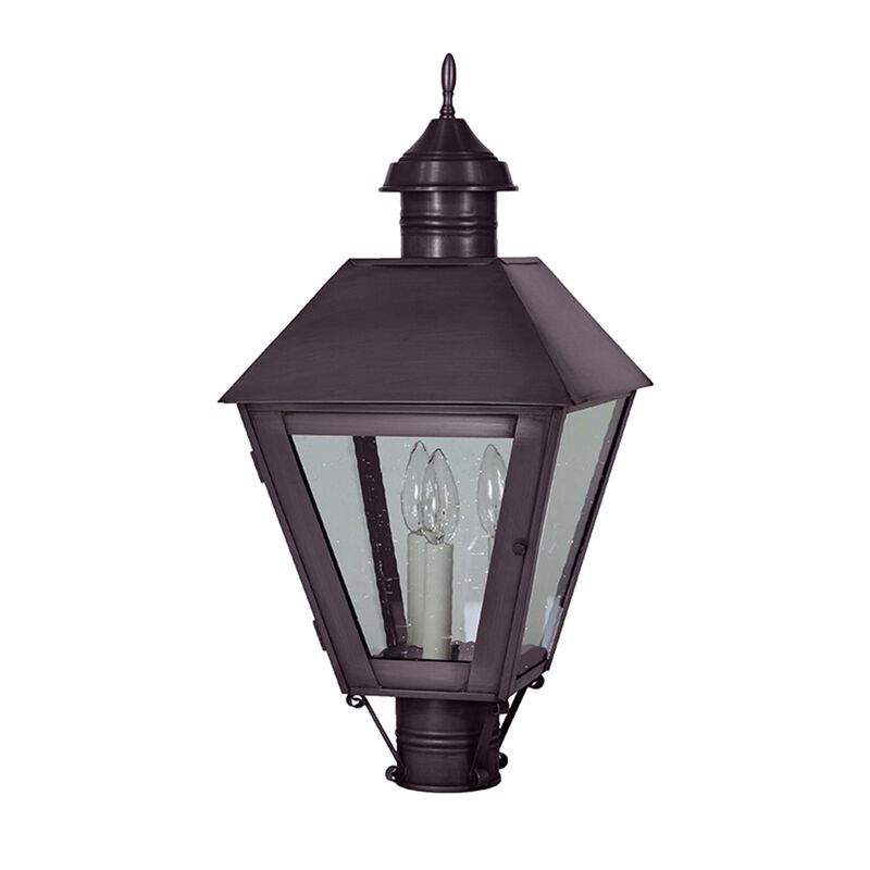 Boston 27 Inch 3 Light Outdoor Post Lamp by Northeast Lantern