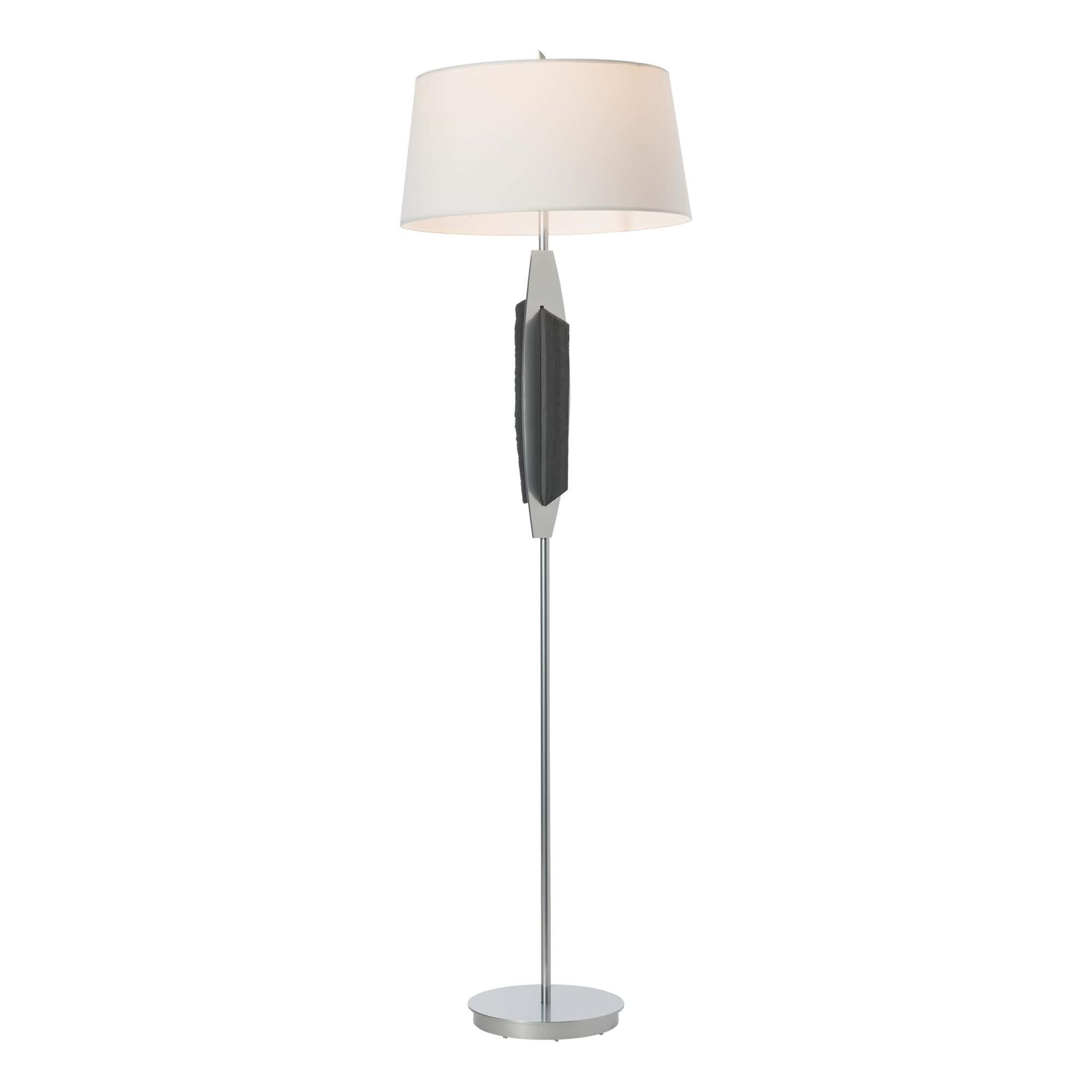 Shown in Sterling finish and Natural Anna shade and Black accent