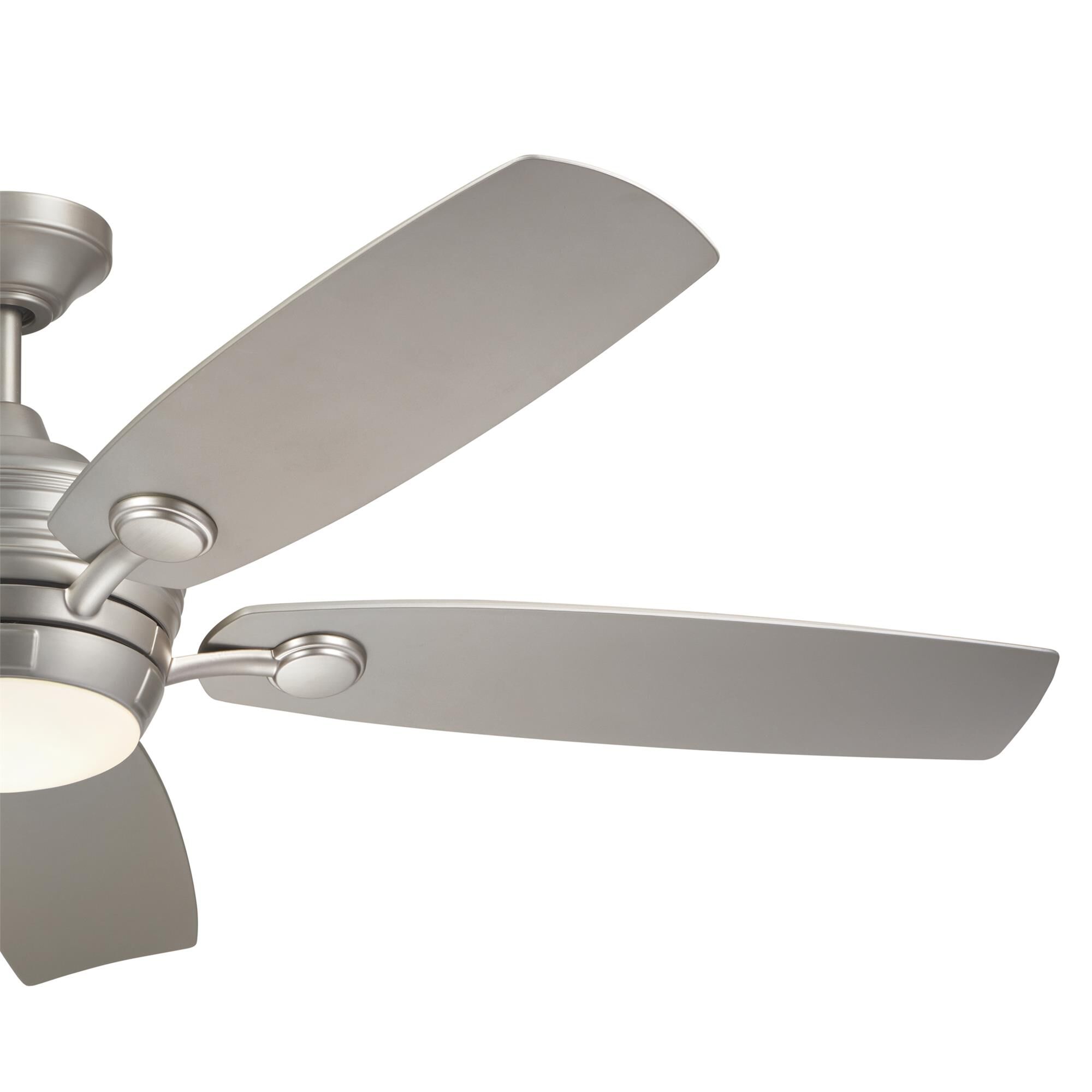 Shown in Brushed Nickel finish and Frosted glass